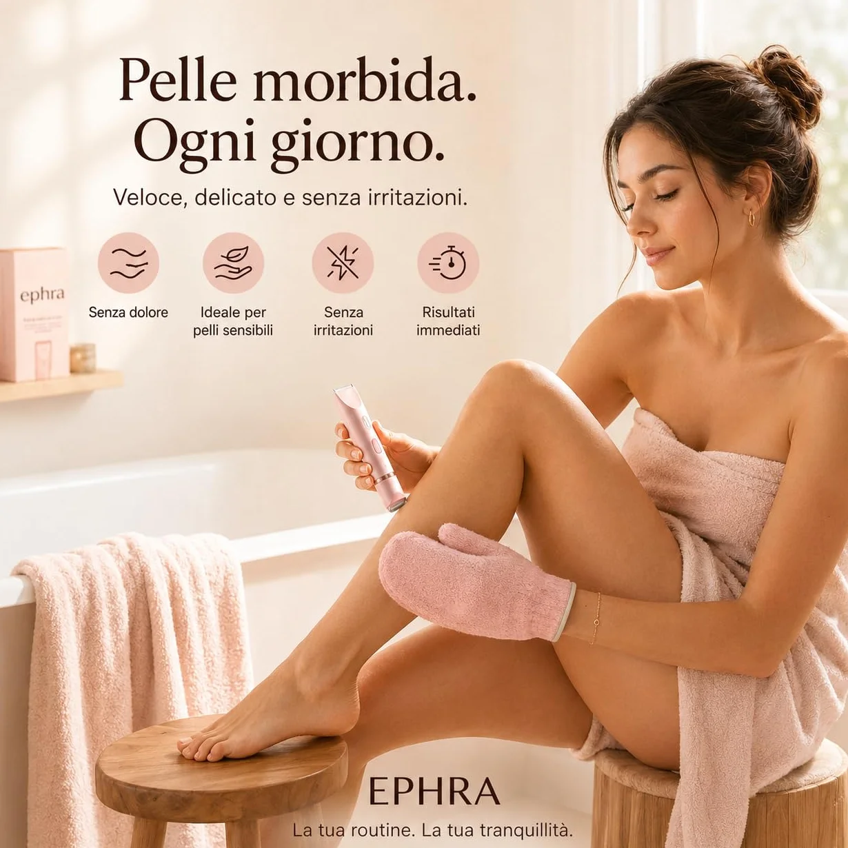 Rasoio Elettrico Donna 2 in 1 IPX7 Impermeabile Depilatore Bikini Doppia Testina
