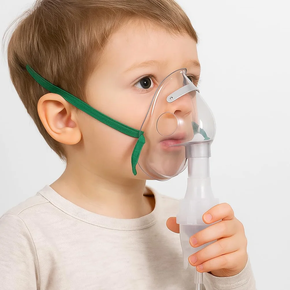 App Life Kit Inalatore Aerosol con Maschera Bambini, Nebulizzatore, Dispositivo Medico Classe I, Accessori Universali per Compressore