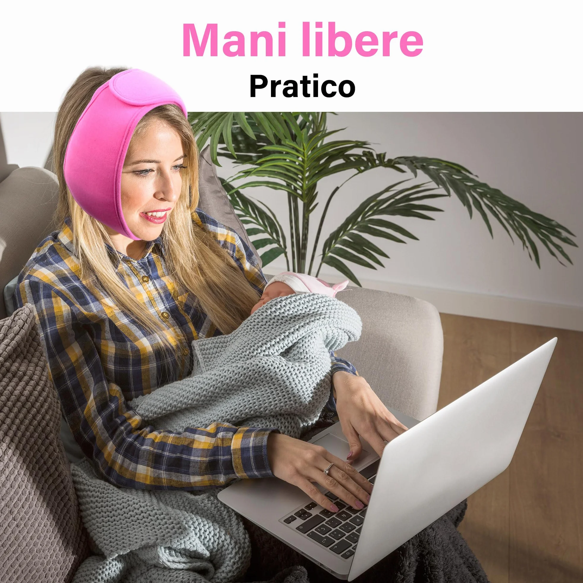 LotFancy Compresse Rinfrescanti per Denti del Giudizio, 4 Compresse Rinfrescanti per Raffreddamento per Mal di Denti, Mascella e Testa, Impacco di Ghiaccio Caldo e Freddo per Dolore Mandibolare (Rosa)