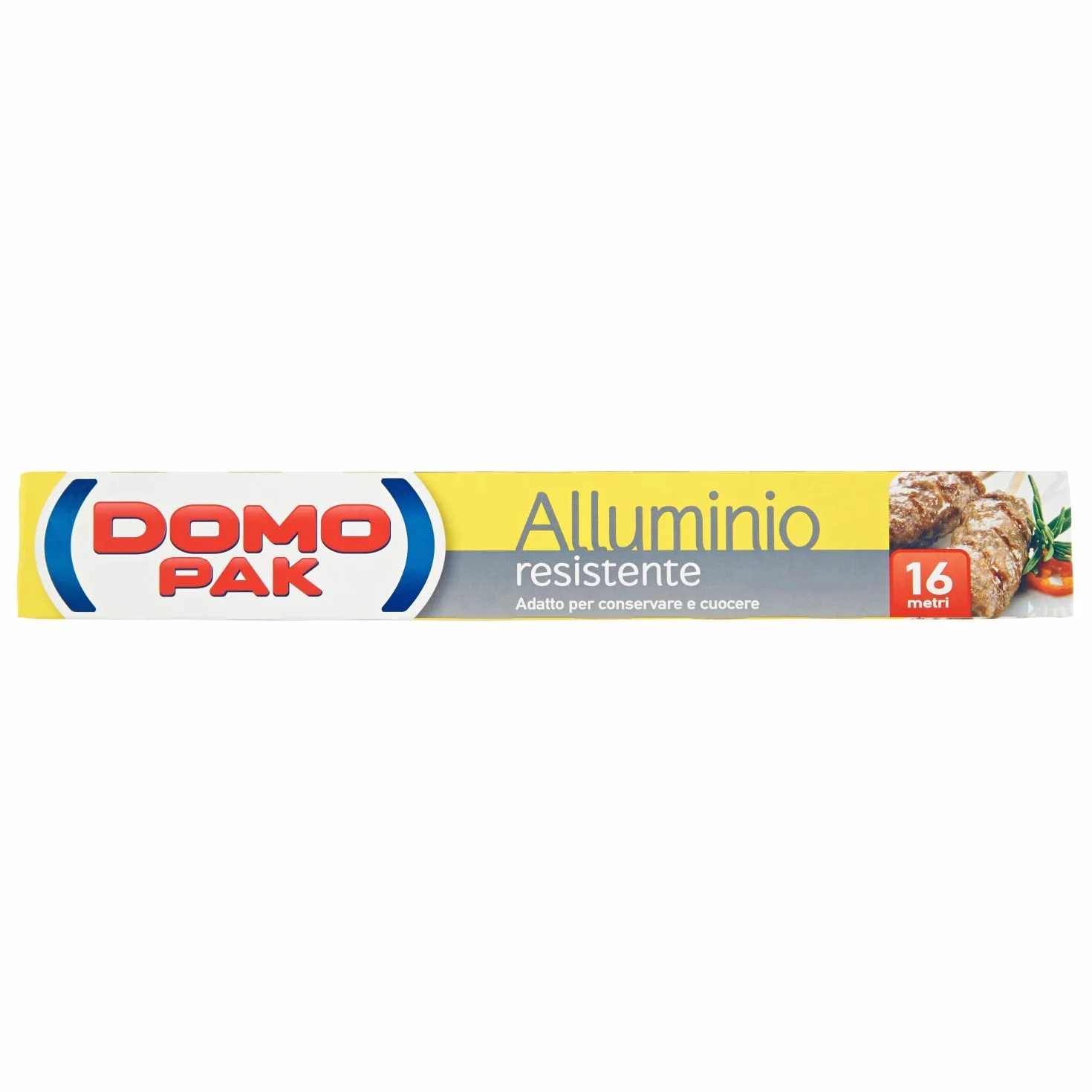 Domopak - Alluminio, Resistente Adatto Per Conservare e Cuocere - 16 Metri