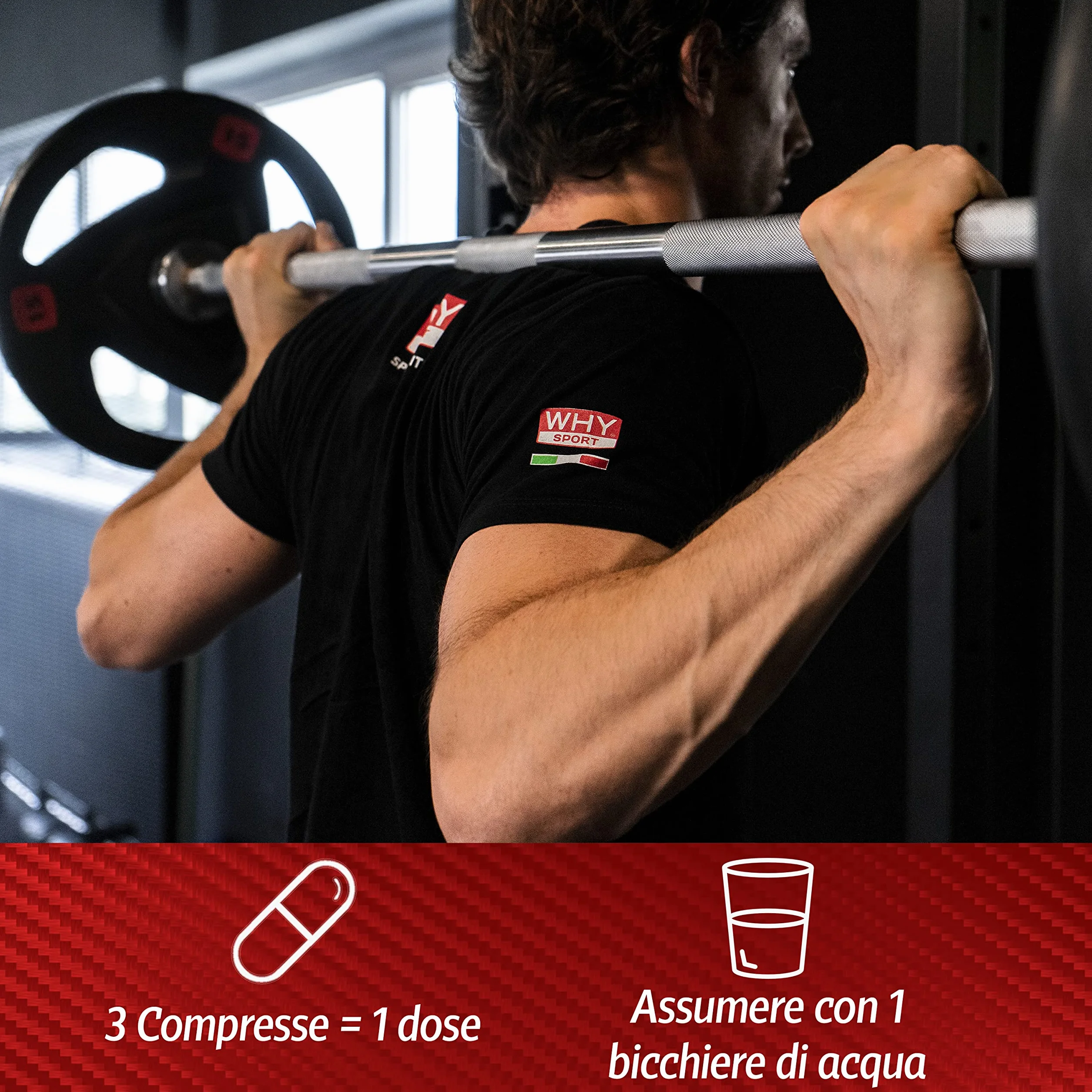 WHY SPORT TESTO XPLODE - Pre Workout - Integratore Alimentare Con Ashwagandha - 90 Compresse