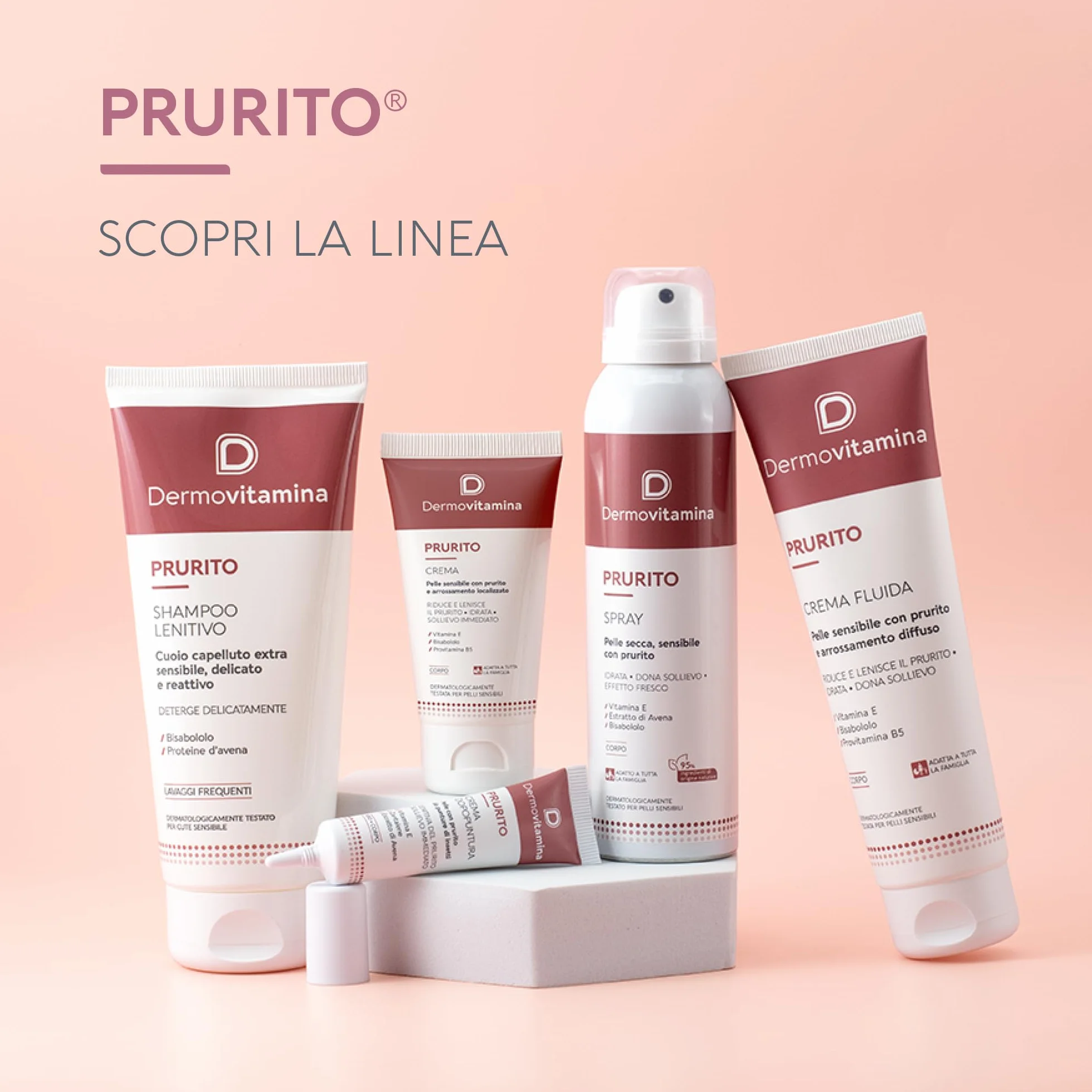 Dermovitamina Prurito Crema Dopopuntura – Lenitiva Immediata per Punture di Insetti –Antizanzara – Viso e Corpo – Per Tutta la Famiglia – Dopo puntura Zanzare Bambini – 15 ml