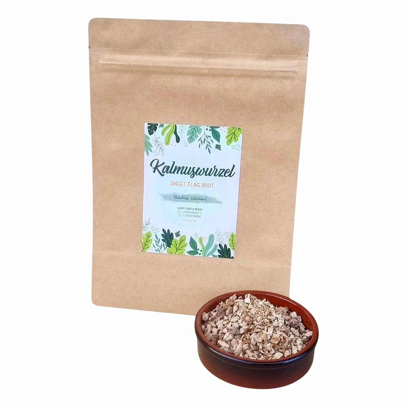 Radice di Calamo Tagliata 200g | Acorus calamus | Pezzi essiccati per infusi, bagno, miscele da fumo