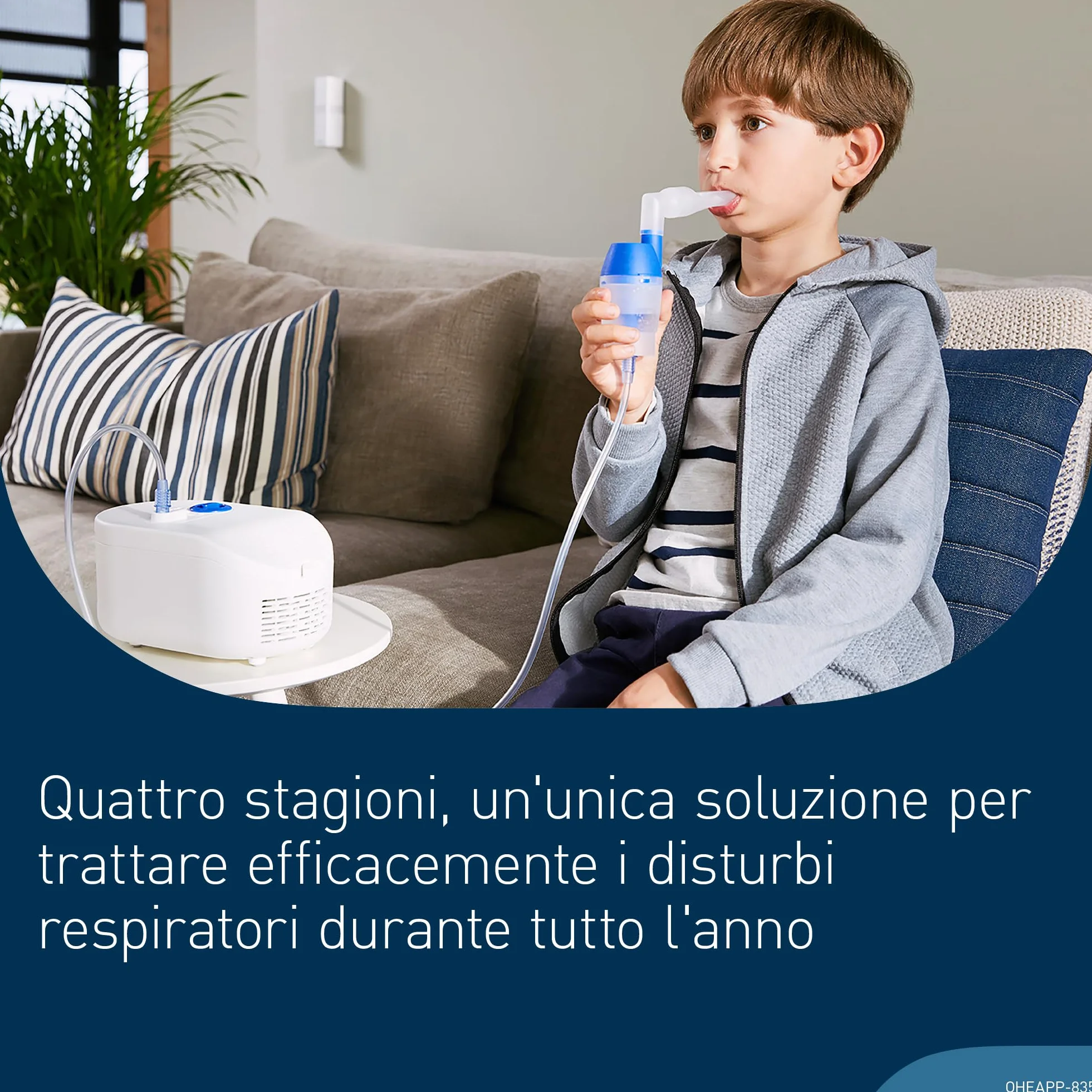 OMRON X102 Total Macchina aerosol adulti e bambini con doccia nasale