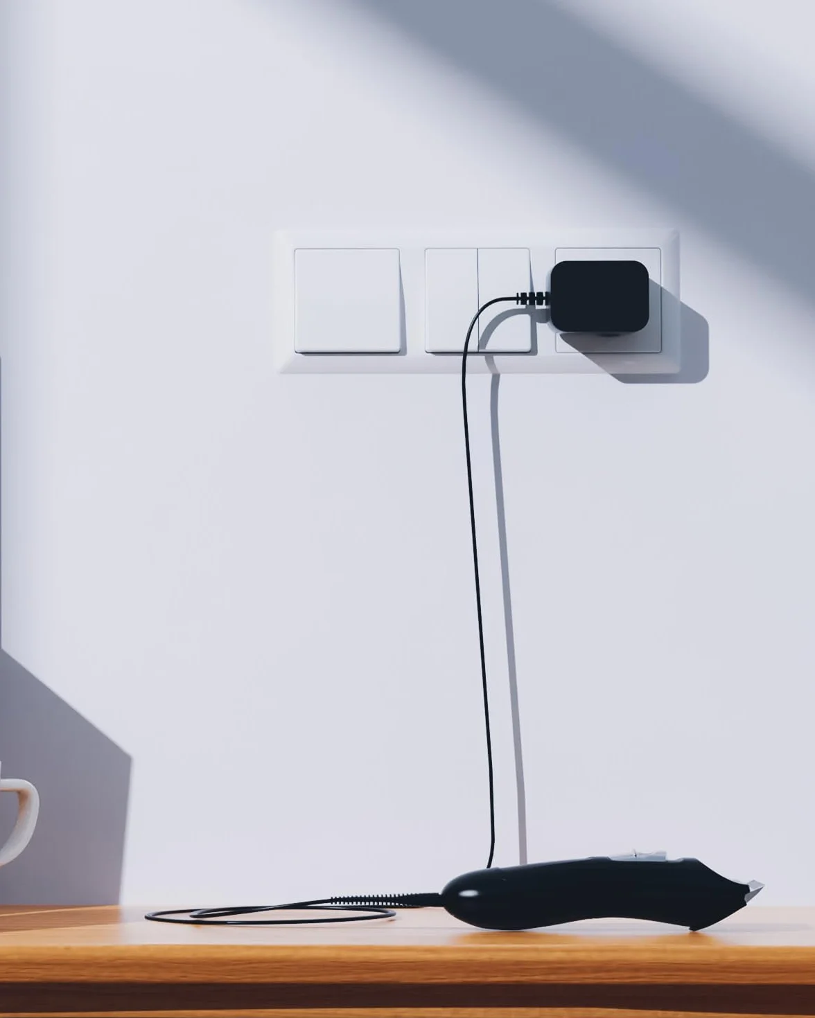Caricabatterie 12V Compatibile con Braun Rasoio e Silk-épil Serie 9 8 7 5