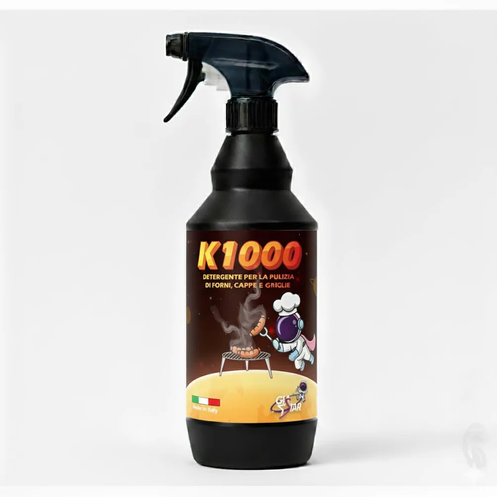Detergente Pulizia Forno K1000 Sgrassatore 750 ml Made in Italy