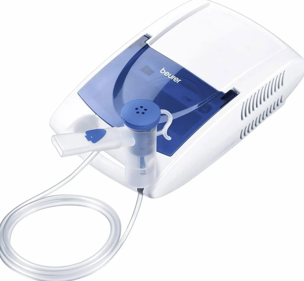 Beurer IH 21 Aerosol Aria Compressa Nebulizzatore per Farmaci Liquidi, Capacità 0,20 ml/min