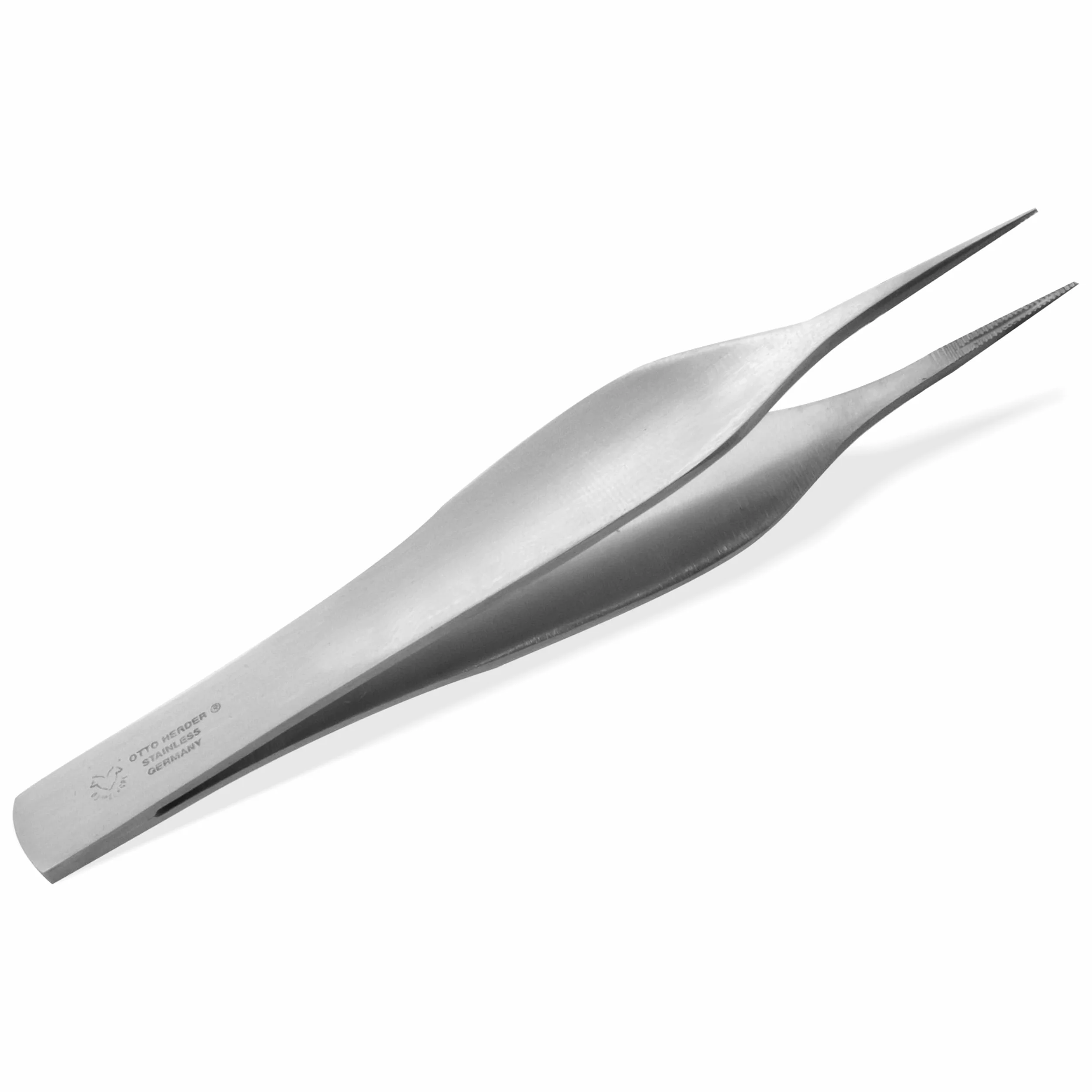 Otto Herder Pinzetta manicure con punta fine 11,3 cm, acciaio strumentale, qualità medica