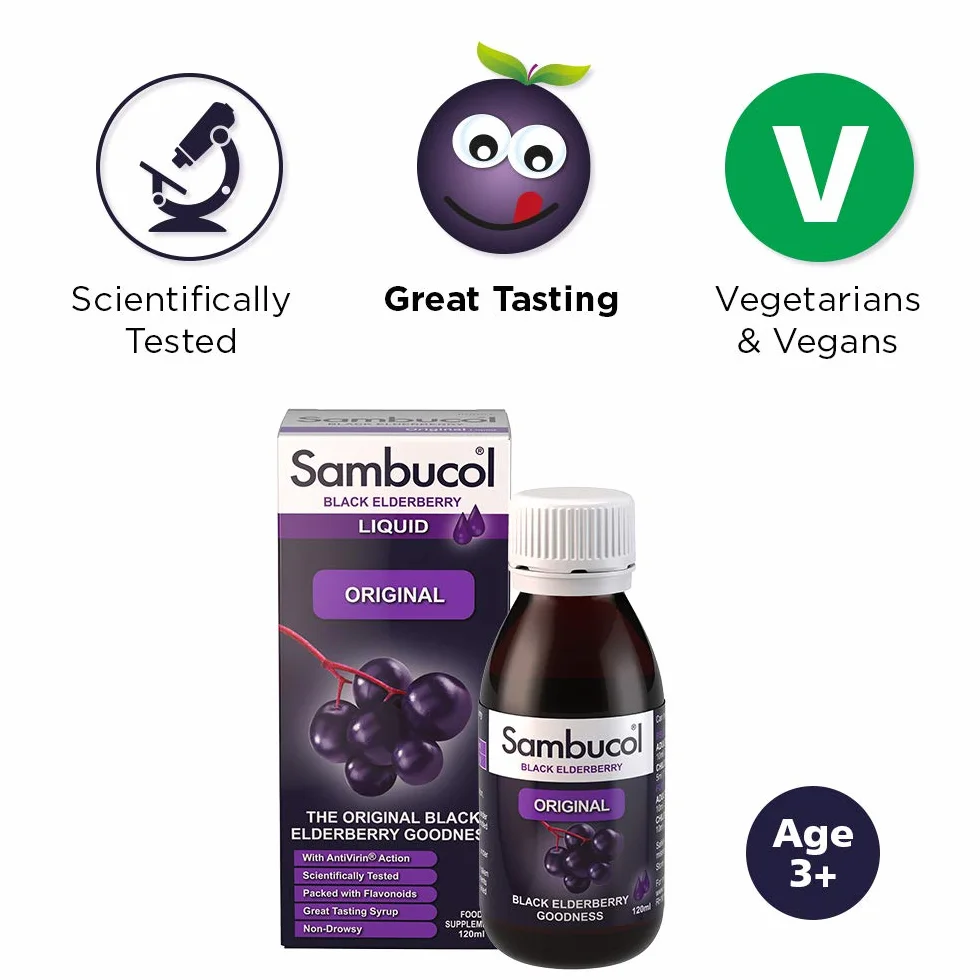 Sambucol Black Elderberry Original Liquid, 1 kg