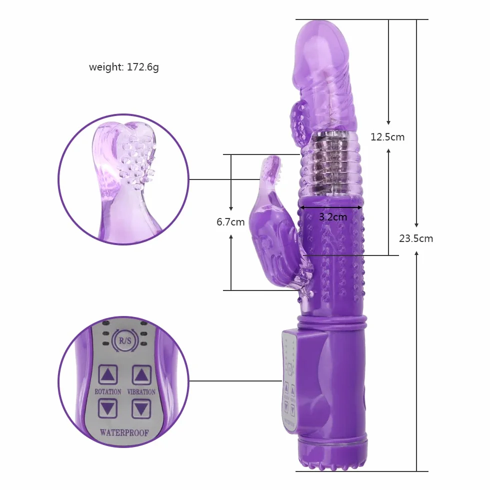Vibrátǒre di Silicǒne,Vibratǒri Sessuáli per Donna Coppia con Vibraziǒne,Doppio Motore Massaggiatǒre Impermeabile Ricaricabile per Clitorǐde,Puntó g,Anále,Vaginále