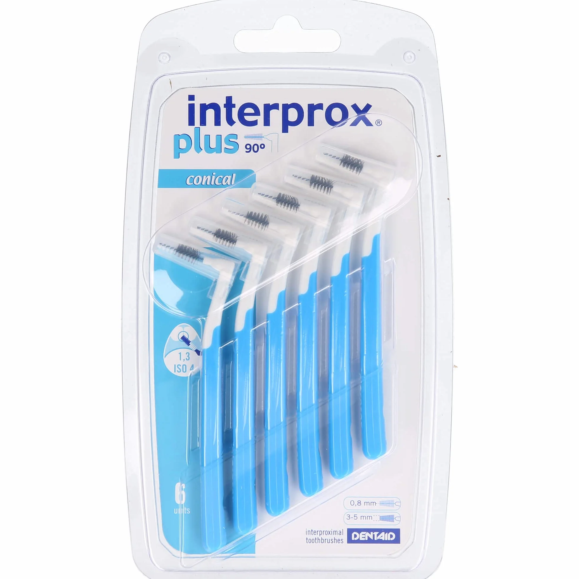 Interprox 1.7 mm Blue Plus szczoteczka interdentalna stożkowa – zestaw 6 szt.