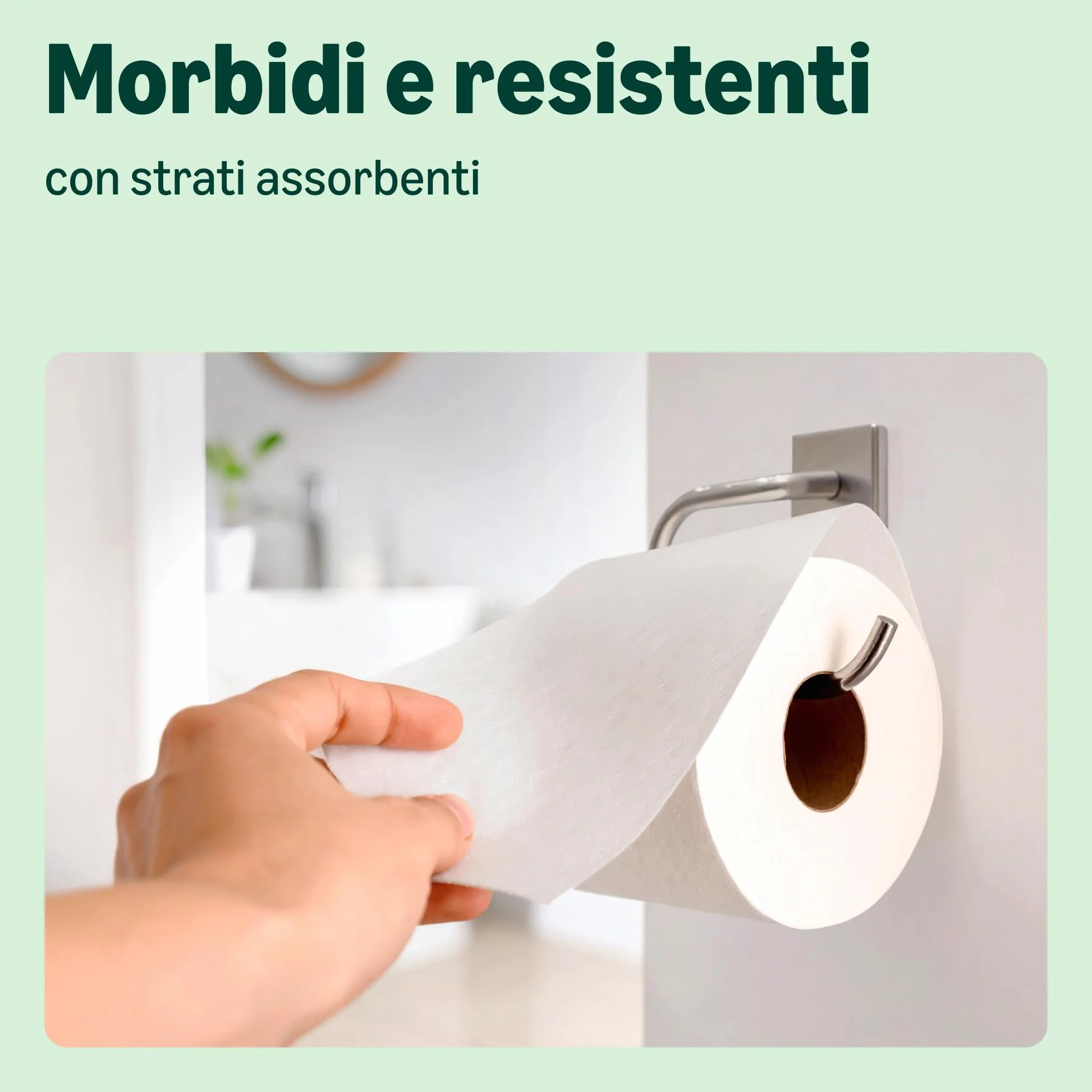 Carta Igienica Riciclata 100% Fibre Riciclate 3 Veli 200 Strappi 48 Rotoli FSC