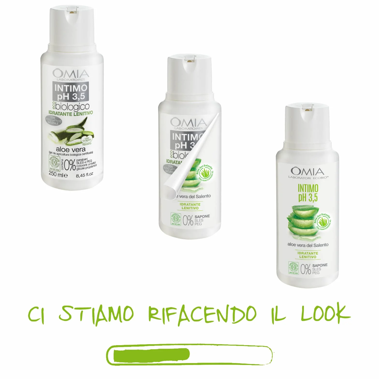 Omia Intimo Eco Bio Detergente Intimo Aloe Vera Ph 3.5 Senza Sapone Vegano 250 ml