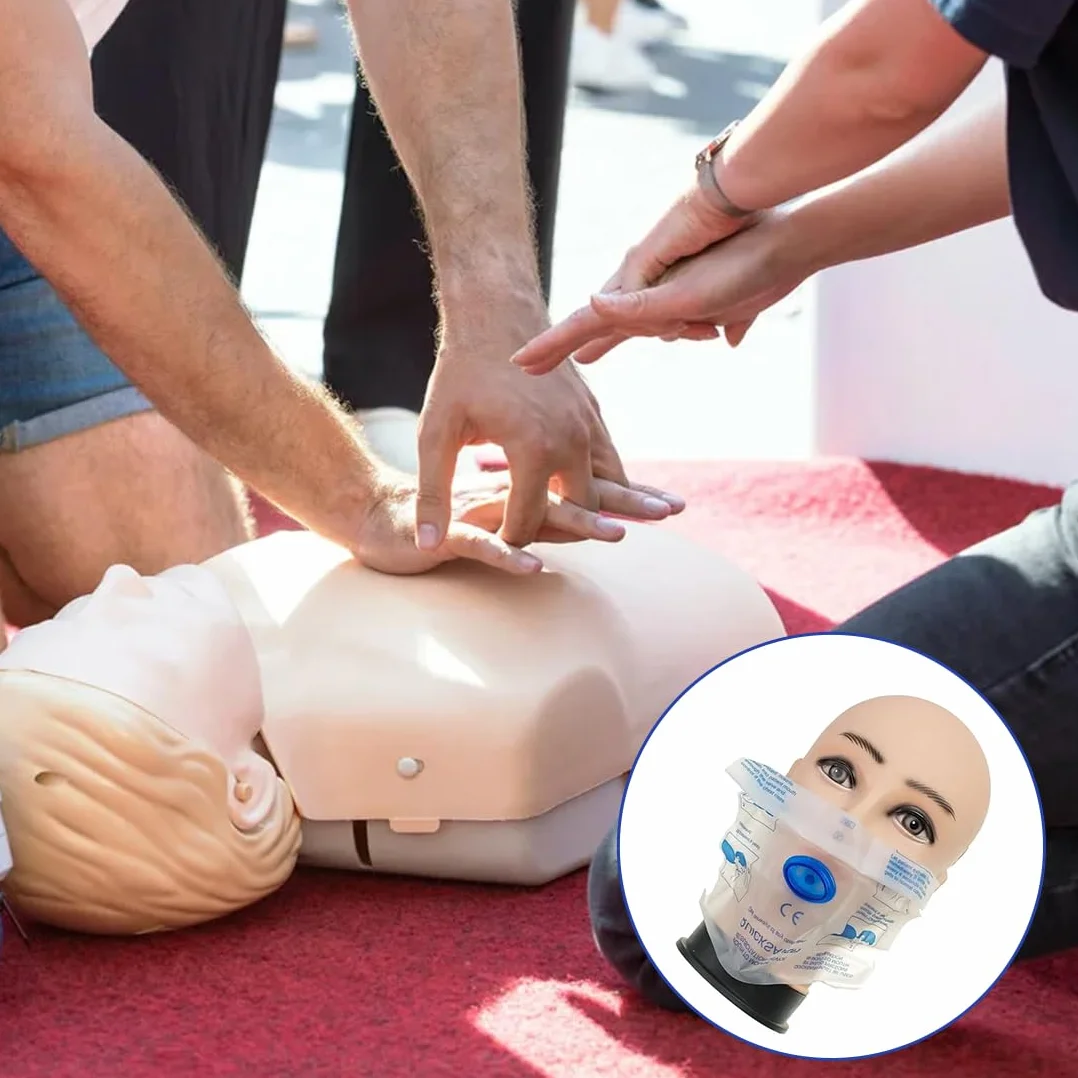 Visiera Portatile per Barriere Respiratorie 12 Pezzi