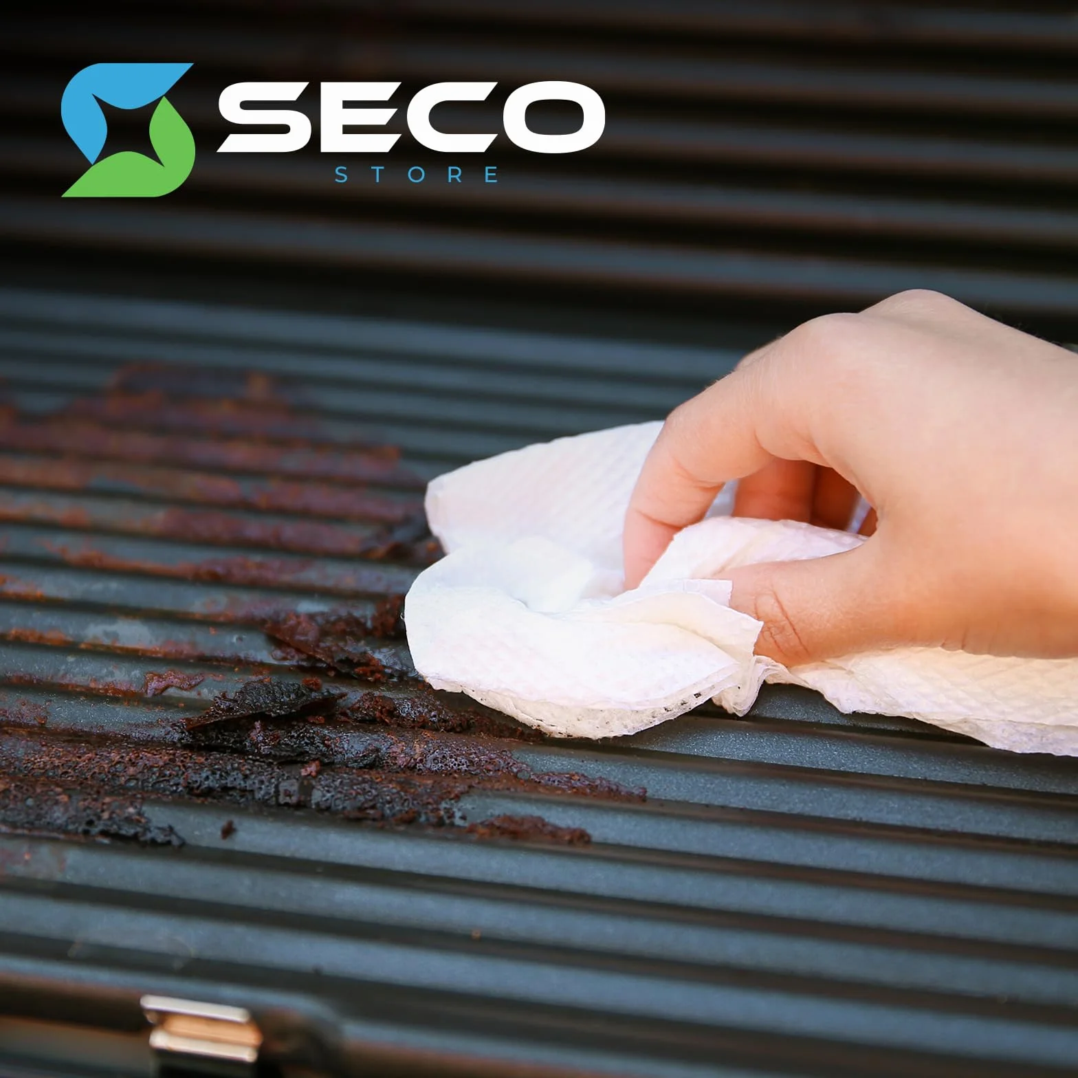 SECOSTORE Sgrassante Grill, Piastre e Forni ESSE GRILLFORN, Sgrassatore Atossico Professionale | Set 6 Flaconi da 750 ml