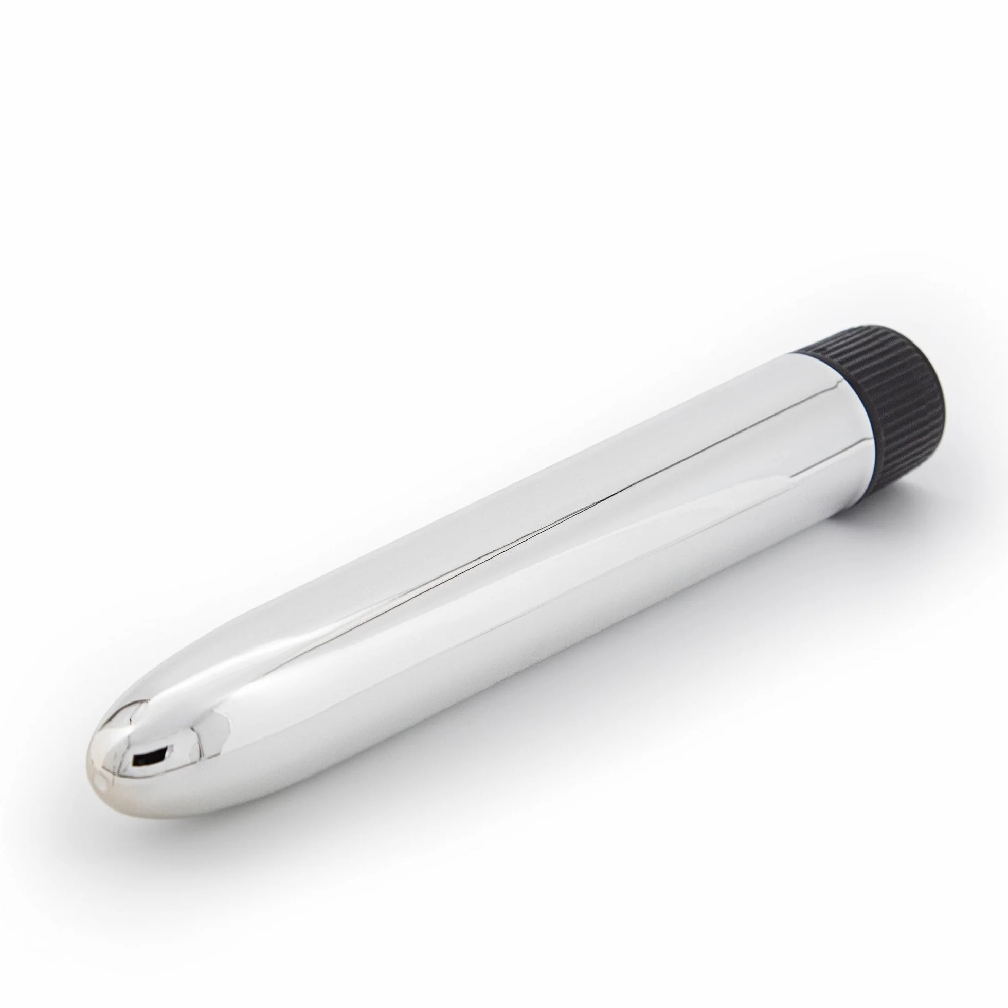 EESH® vibratore classico argento da anale vaginale per uomo e donna sex toys 17 cm silver bullet con velocità regolabile