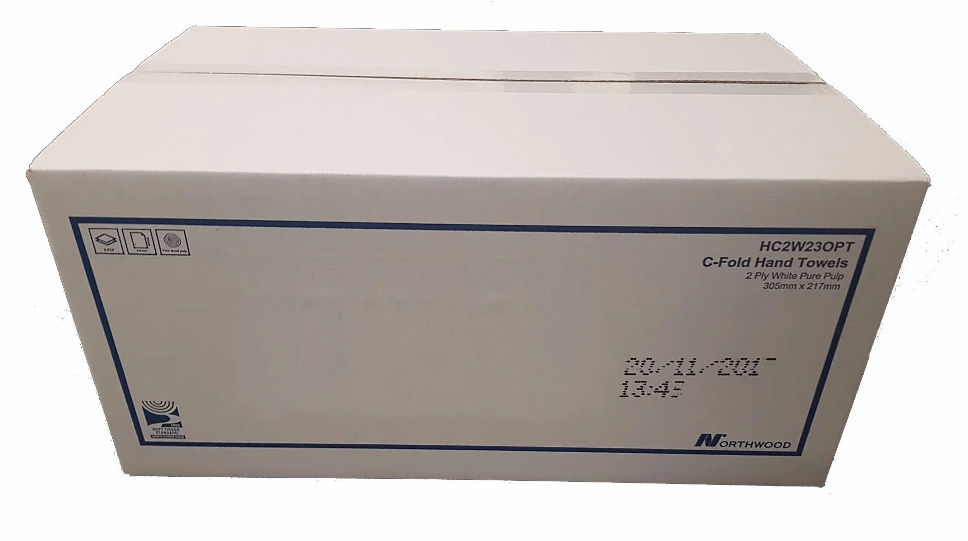 Kruger CWT24002 Asciugamani di lusso piegati 2 vie bianco 23x33 cm 2500 pezzi