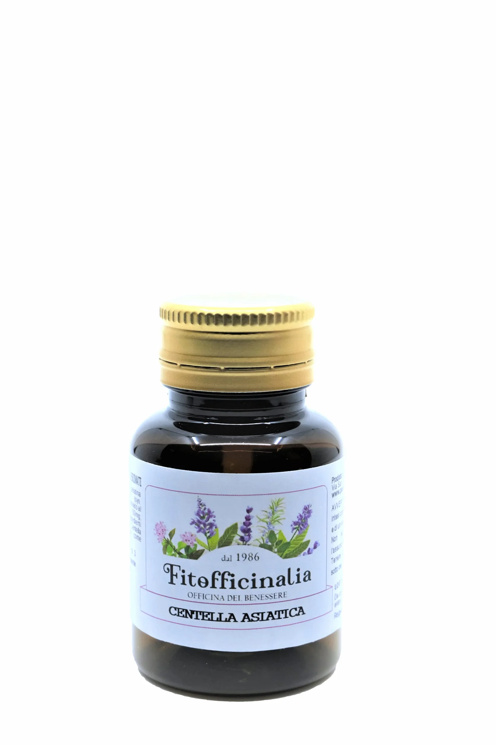 CENTELLA ASIATICA 70 Capsule 500mg - Favorisce il microcircolo venoso, funzionalità epatica, cellulite