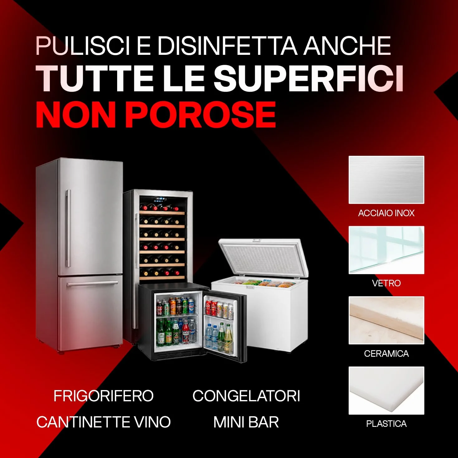 ERRECOM Clima-Bact Detergente Disinfettante per Climatizzatori 1L Biocida Biodegradabile