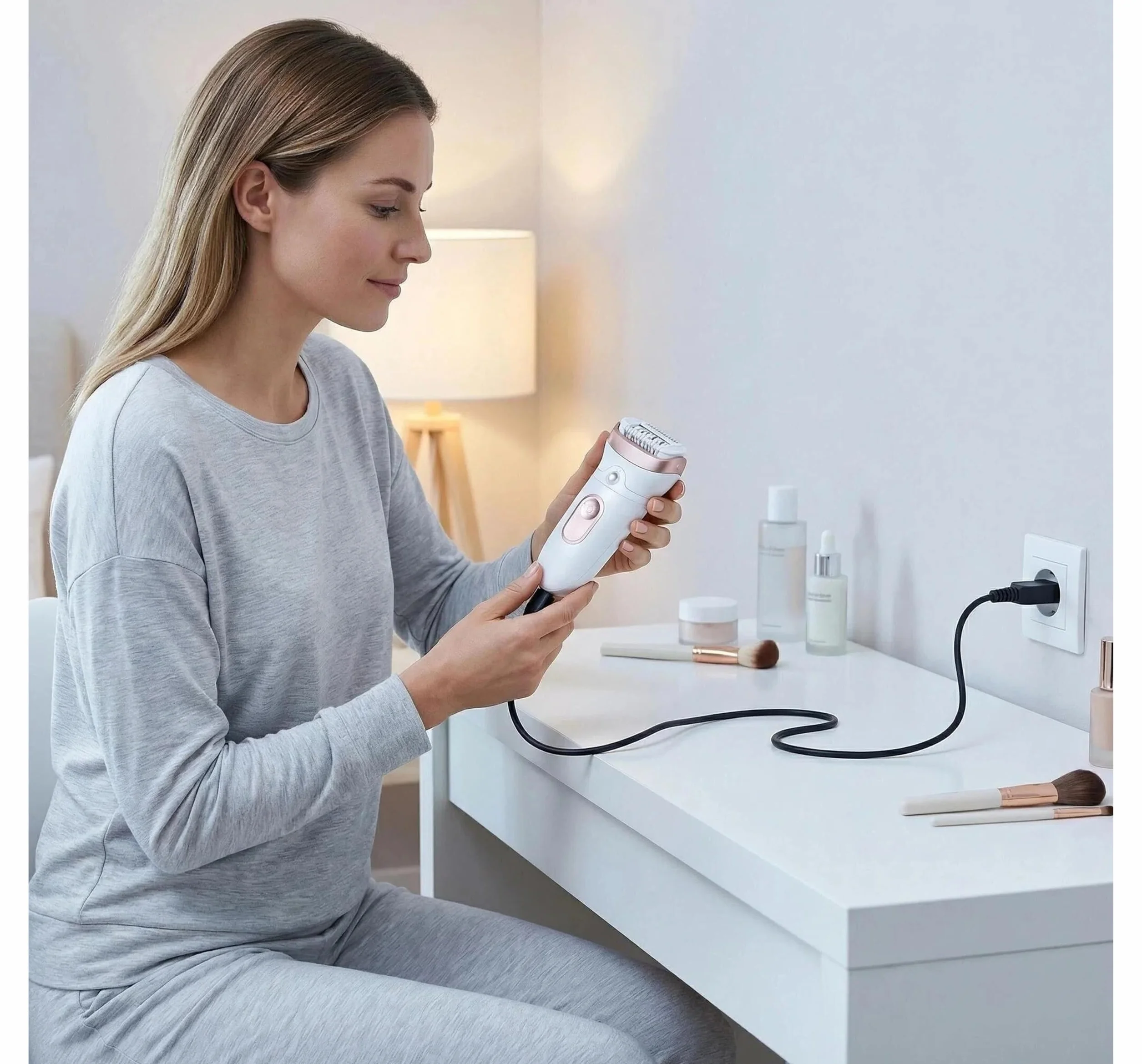 Cavo Alimentatore USB 12V compatibile con Braun Silk-épil 9 Flex 5 7 9 Caricatore