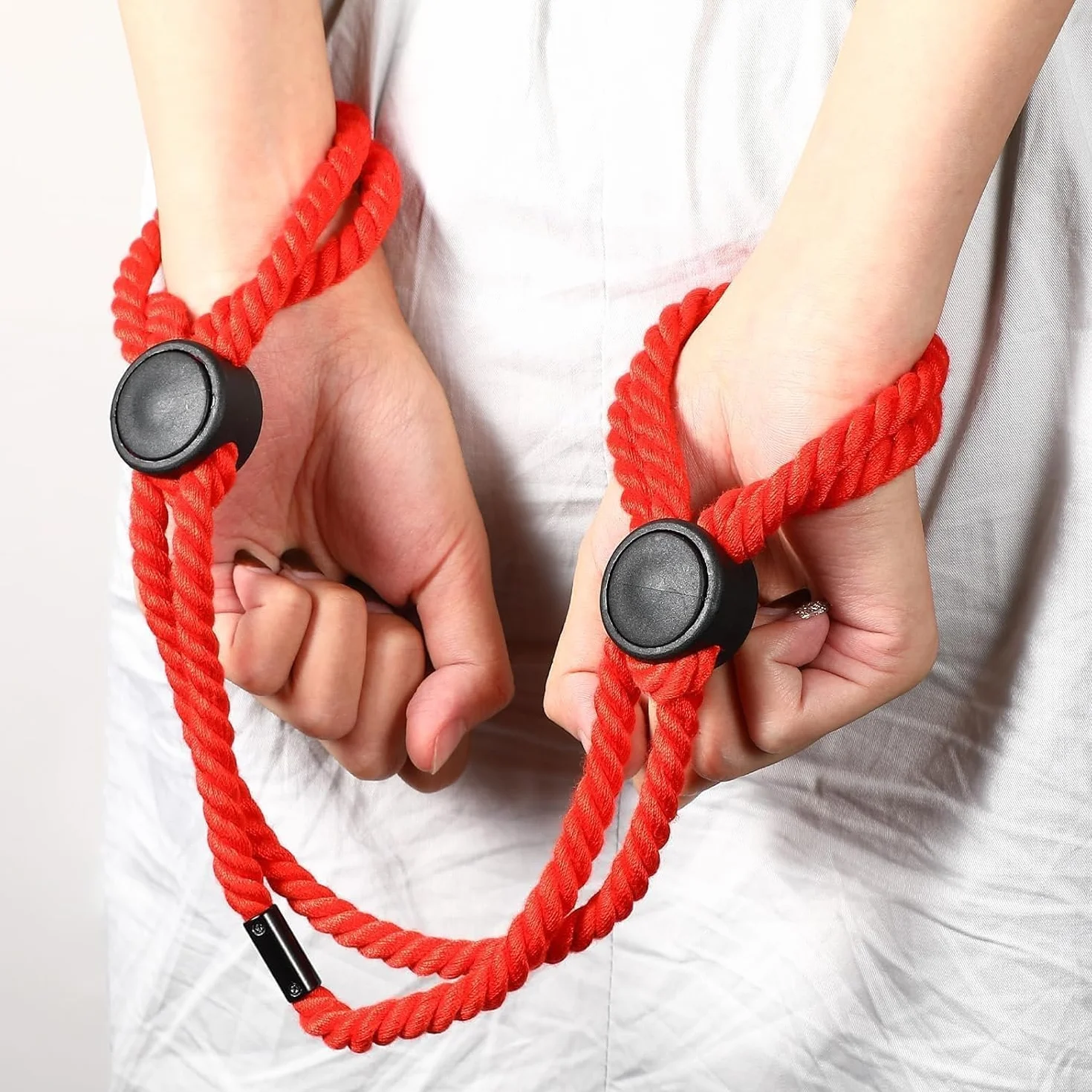 2 pezzi di corda bondage per polsi e caviglie, manette BDSM per giochi sessuali, corde regolabili per legare e bondage, corde BDSM per mani e piedi, manette per coppie