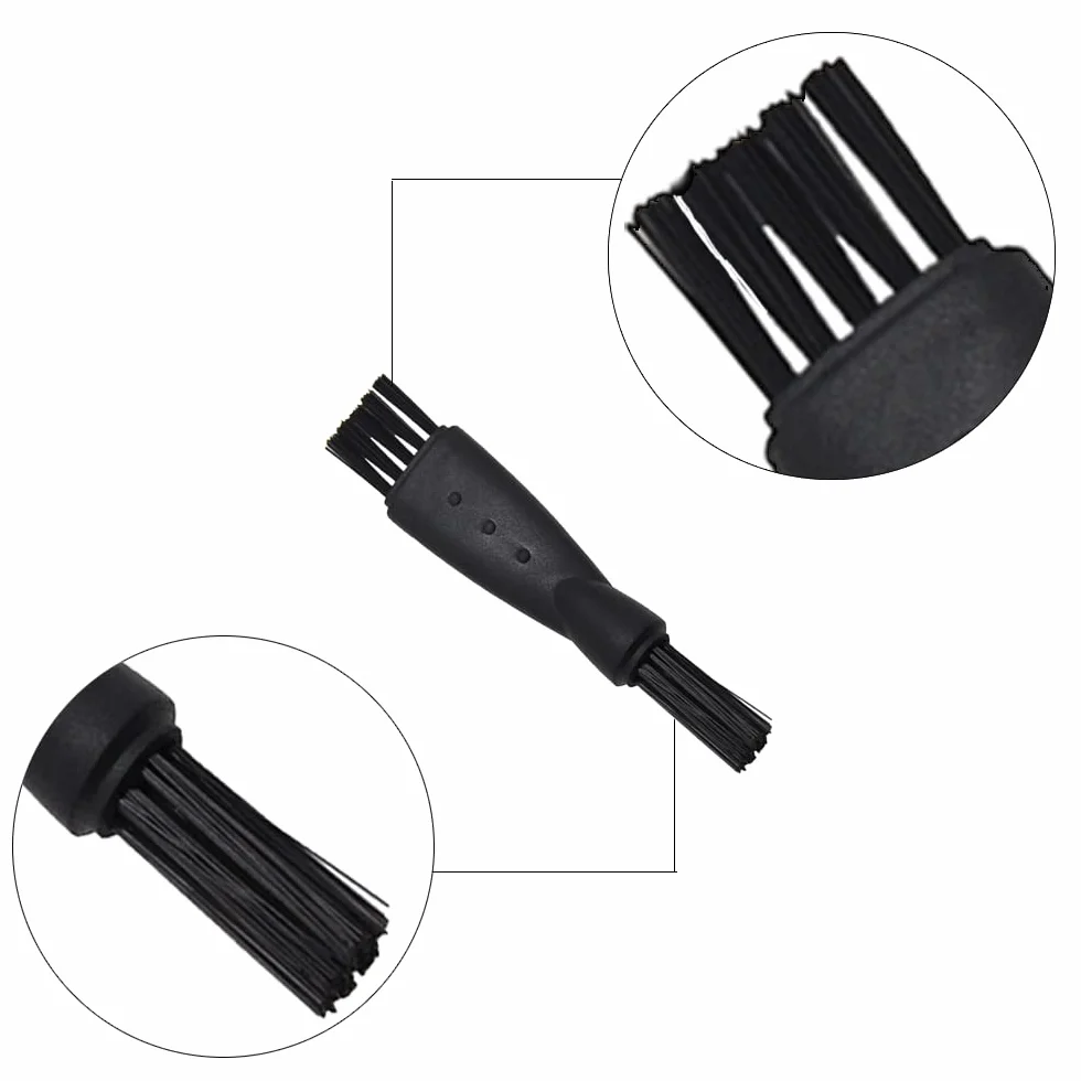 Spazzola per Rasoio 6 Pcs, Rasoio Spazzole per Pulizia, Rimuovere Residui Barba e Polvere