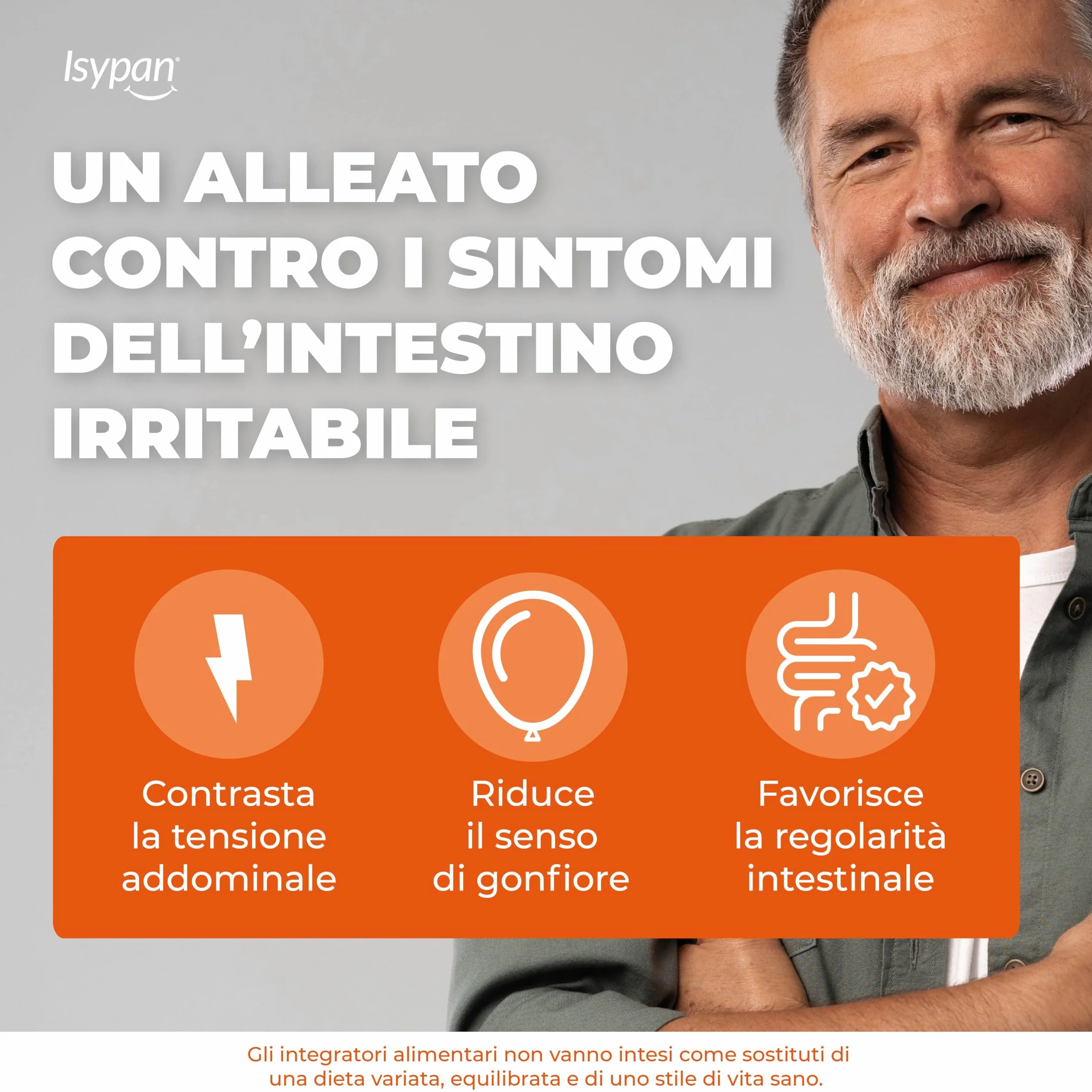 Isypan IBS Complex 20 Compresse – Integratore per Intestino Irritabile, Con Boswellia, Melissa e GABA, Supporto Digestione, Gonfiore e Benessere Intestinale