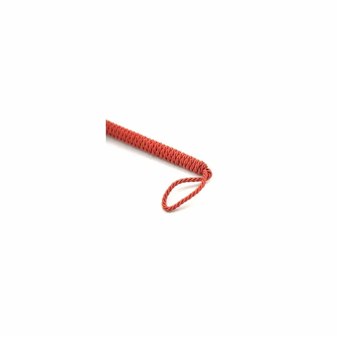 Piumino Fetish rosso gioco erotico di coppia