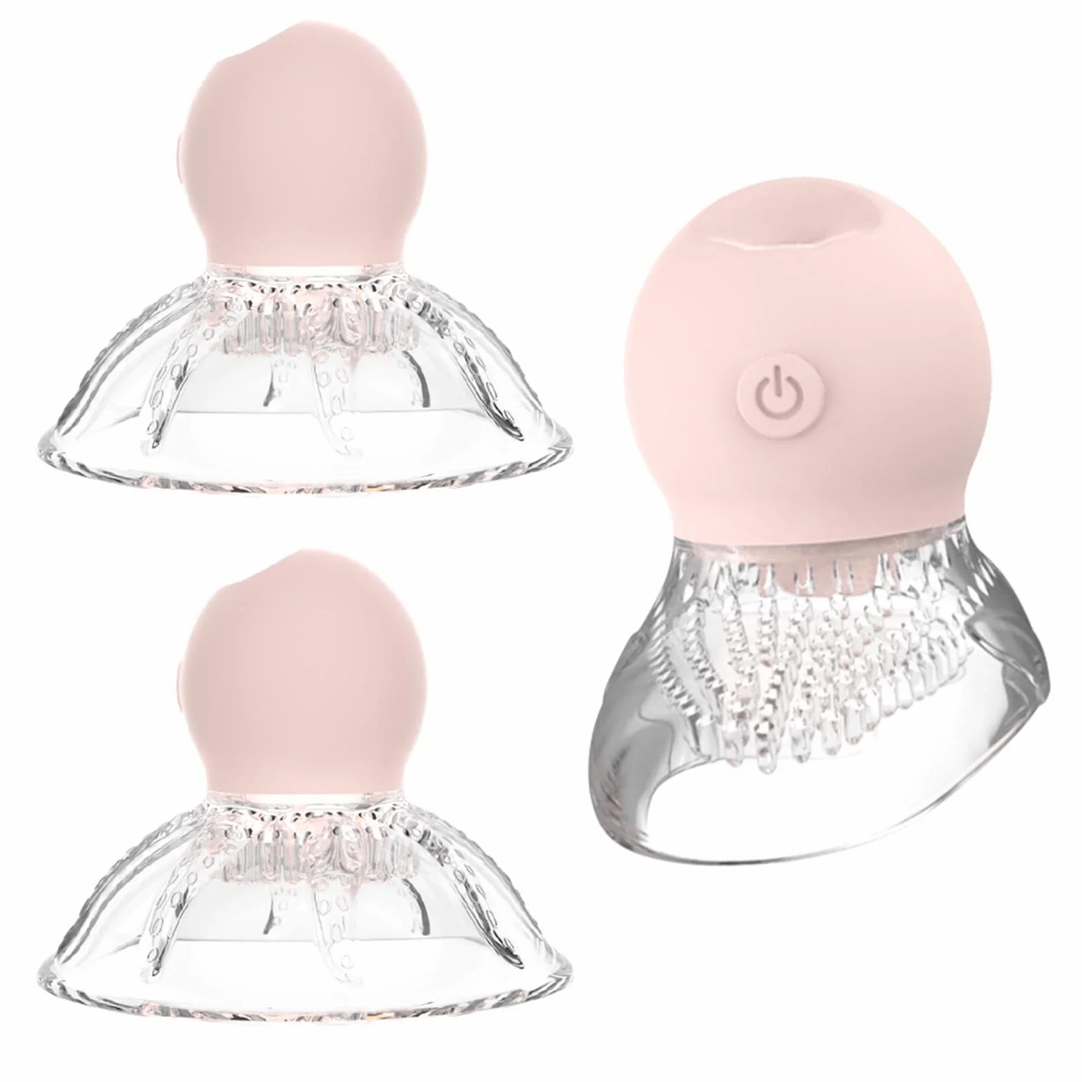 BDSMYOU Pompa per Capezzoli e Vagina 3 in 1 Sex Toys,Stimolatore per Clitoride,Succhia Clitoride e Capezzoli,Vibratoreper Donna Professionale con Telecomando,Sexytoysys Donna (A)