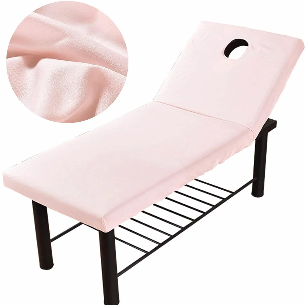 Lenzuolo per Lettino da Massaggio Copertura Rosa 2 Pezzi