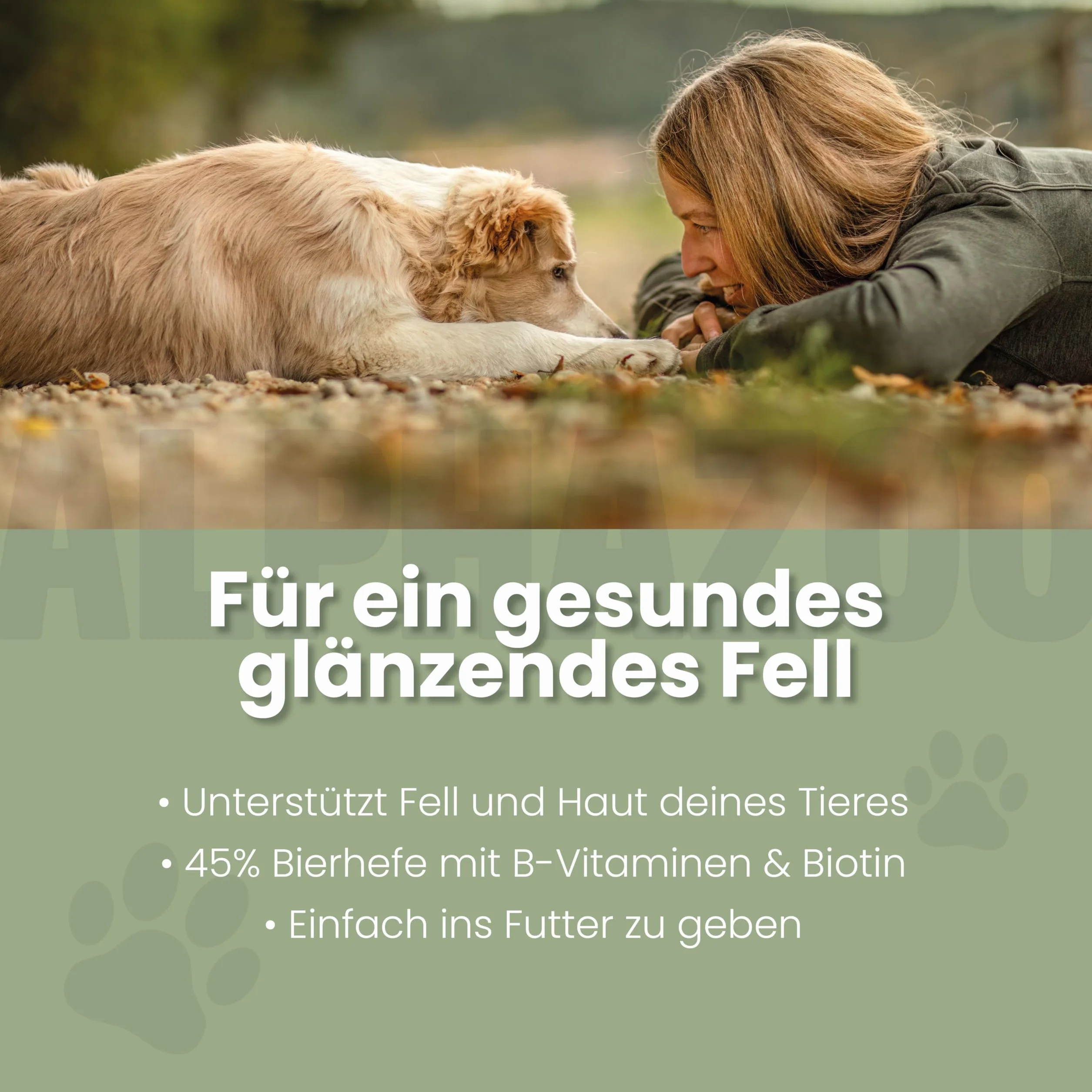 Alphazoo Lievito di Birra per Cani 50 Compresse, Pelo Lucido e Pelle Vitale, Integratore Naturale con Minerali e Vitamine