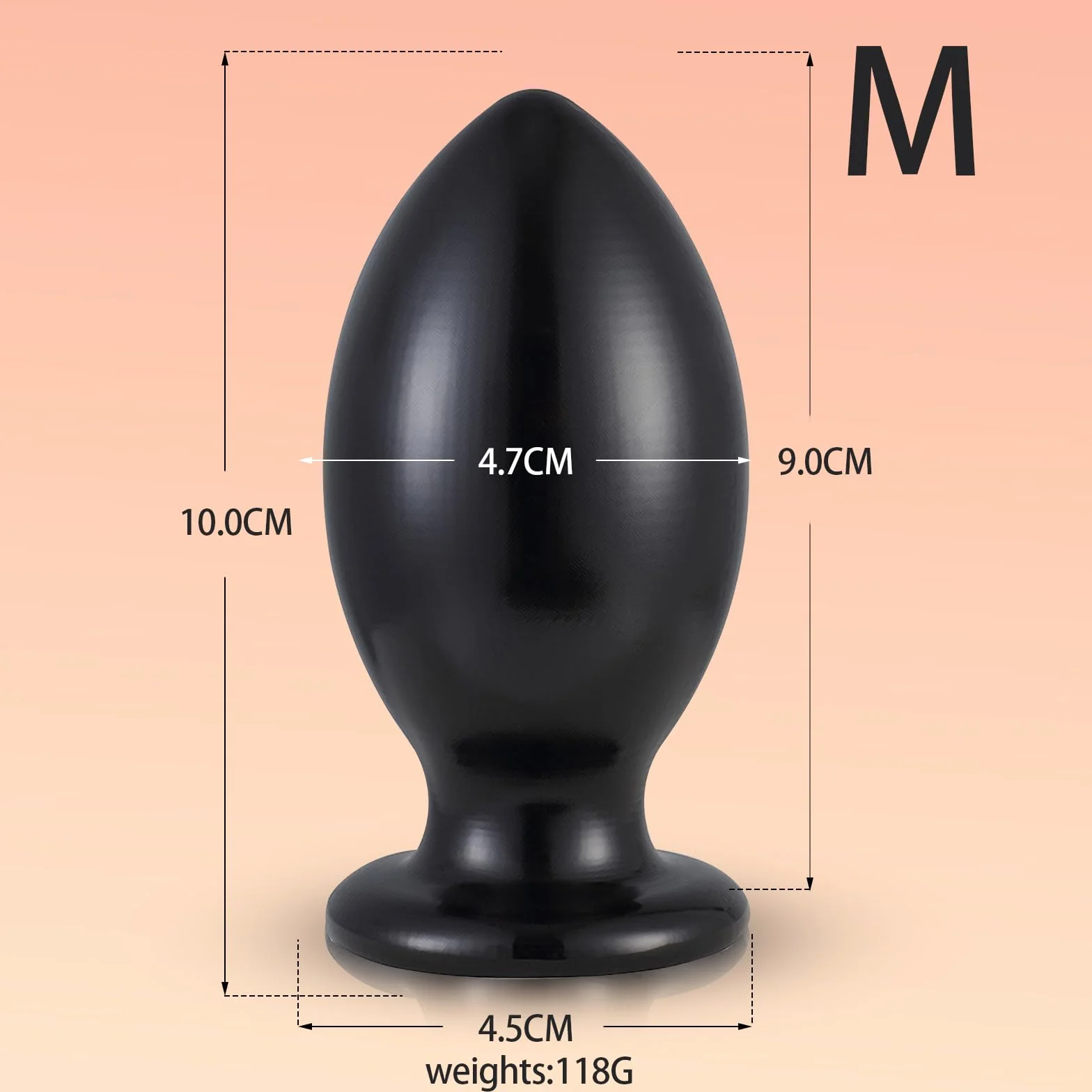 BDSMYOU Plug Anale Extra Large XXL Sex Toys,Dildo Anale Anal Plug Analesex Toy Dilatatore Ano per Donna Uomo,Toys Sessuali per Donna,Sexytoysys Uomo Coppia (M)