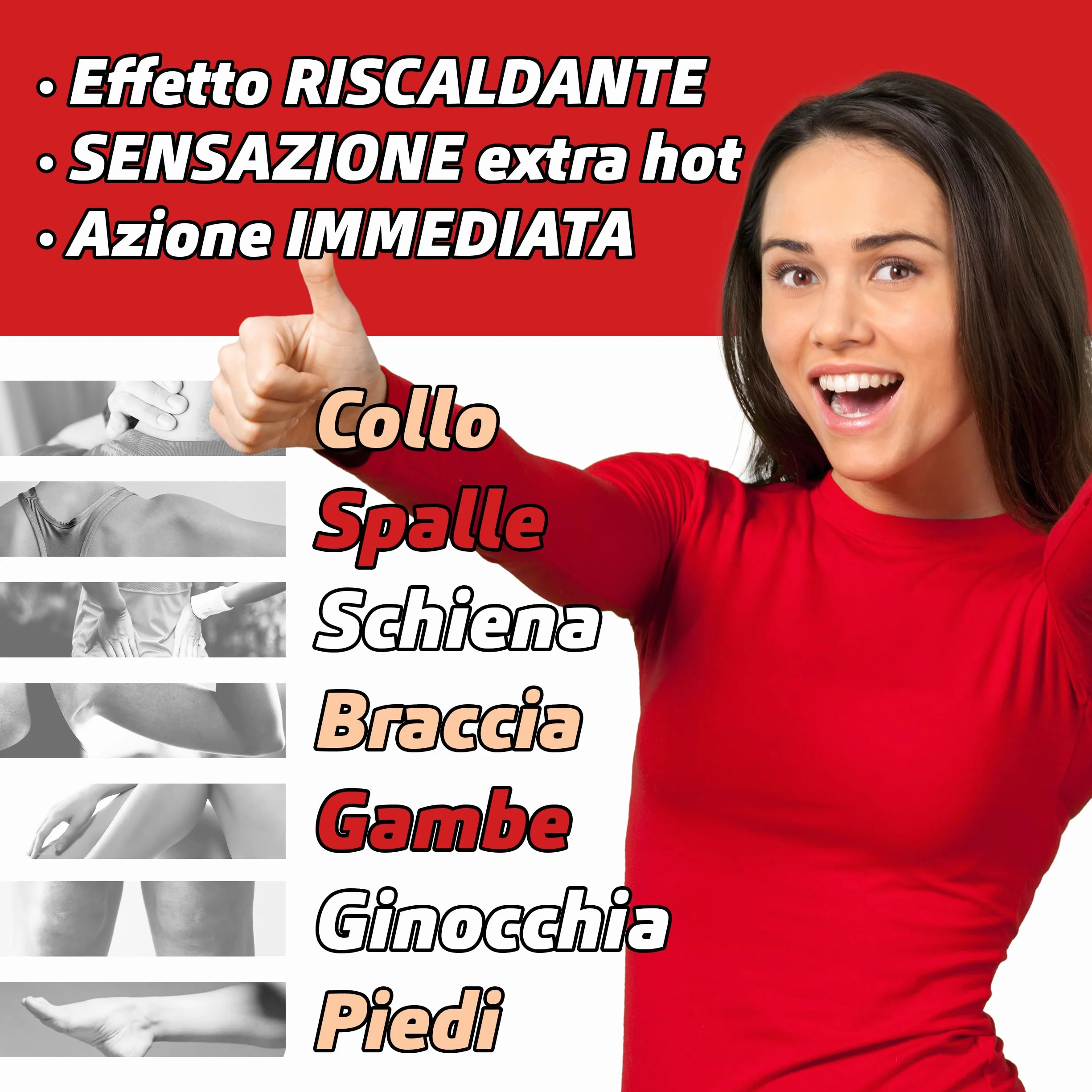 ARNICA SUPREMA GEL 98% SUPER HOT, 2x550ml, Extra Forte Crema Riscaldante, Muscoli e Articolazioni