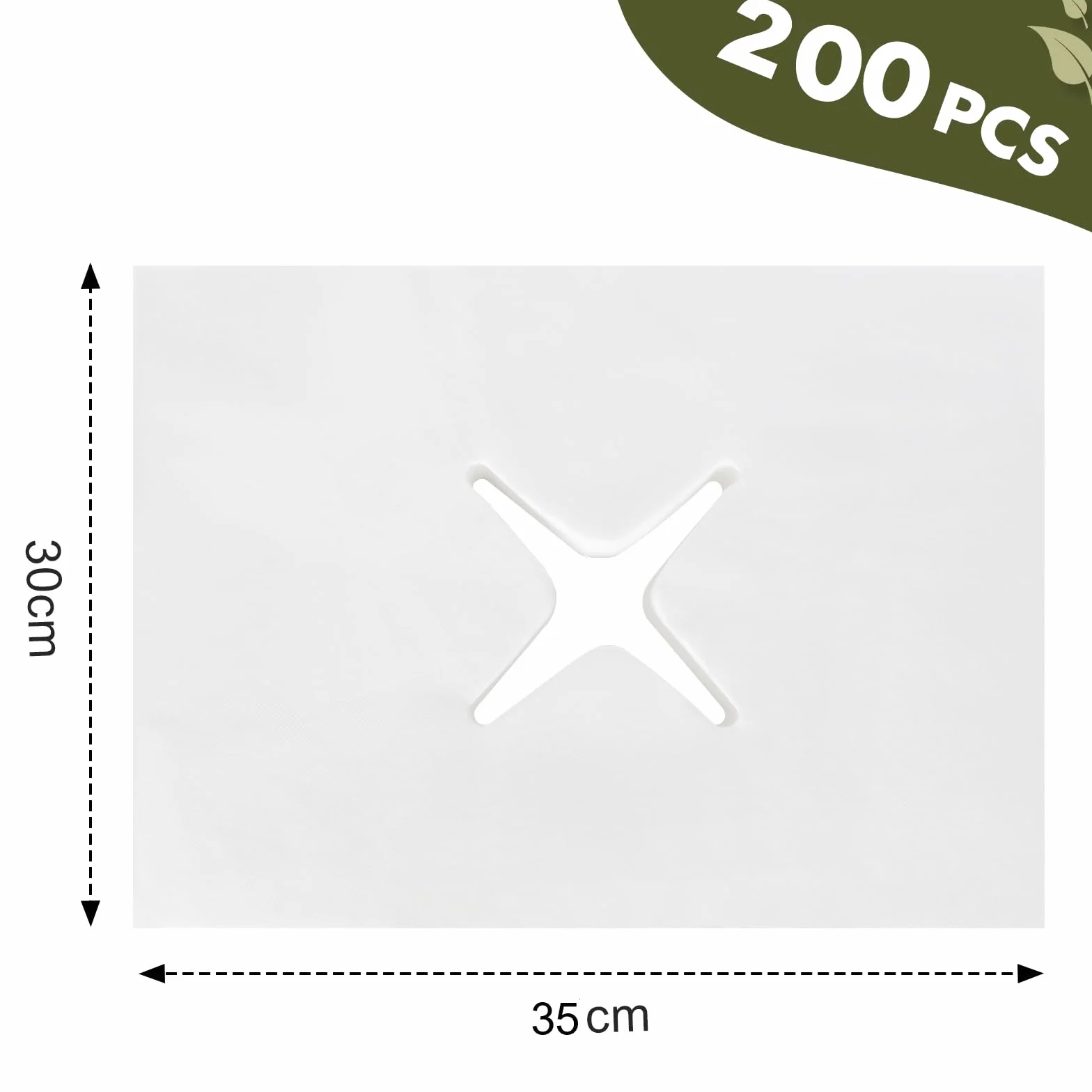 Cuscinetti per Lettino da Massaggi Poggiatesta Monouso 30x35cm 600pcs
