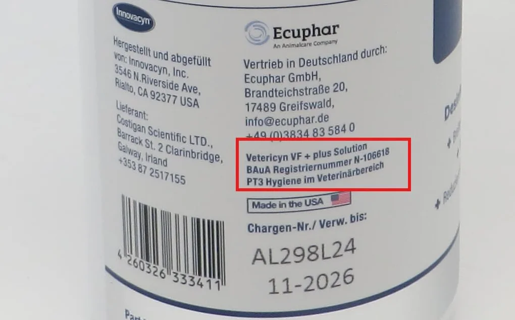 Ecuphar Vetericyn VF+Plus Soluzione 500 ml