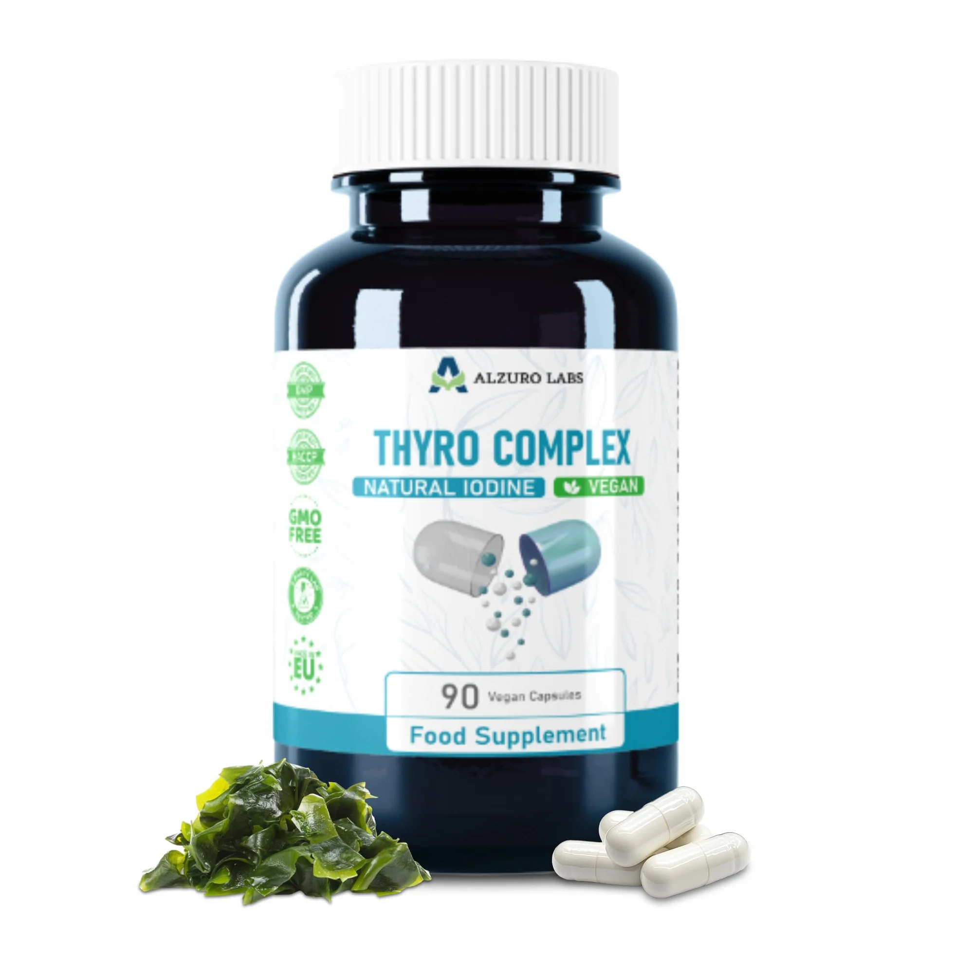 Thyro Complex 90 Capsule Vegane Iodio Selenio Zinco L-Tirosina GMP