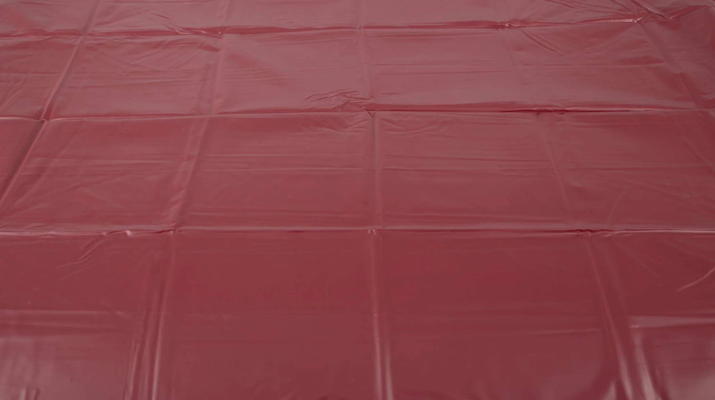 PVC Flat Bedsheet Doble Rojo