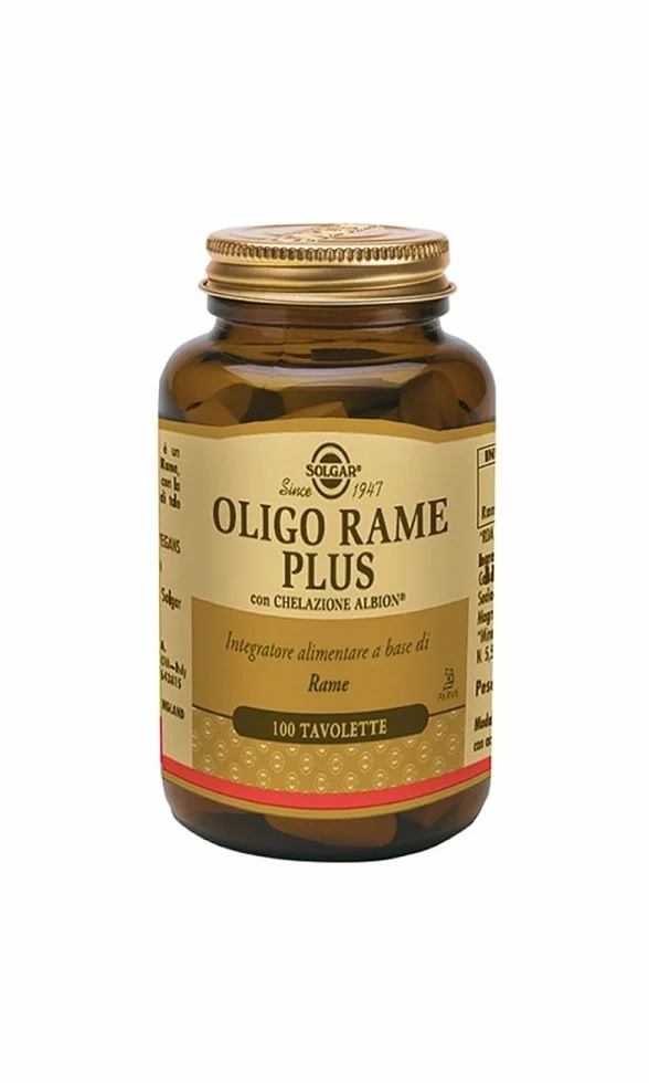 integratore alimentare oligo rame plus 100 tavolette