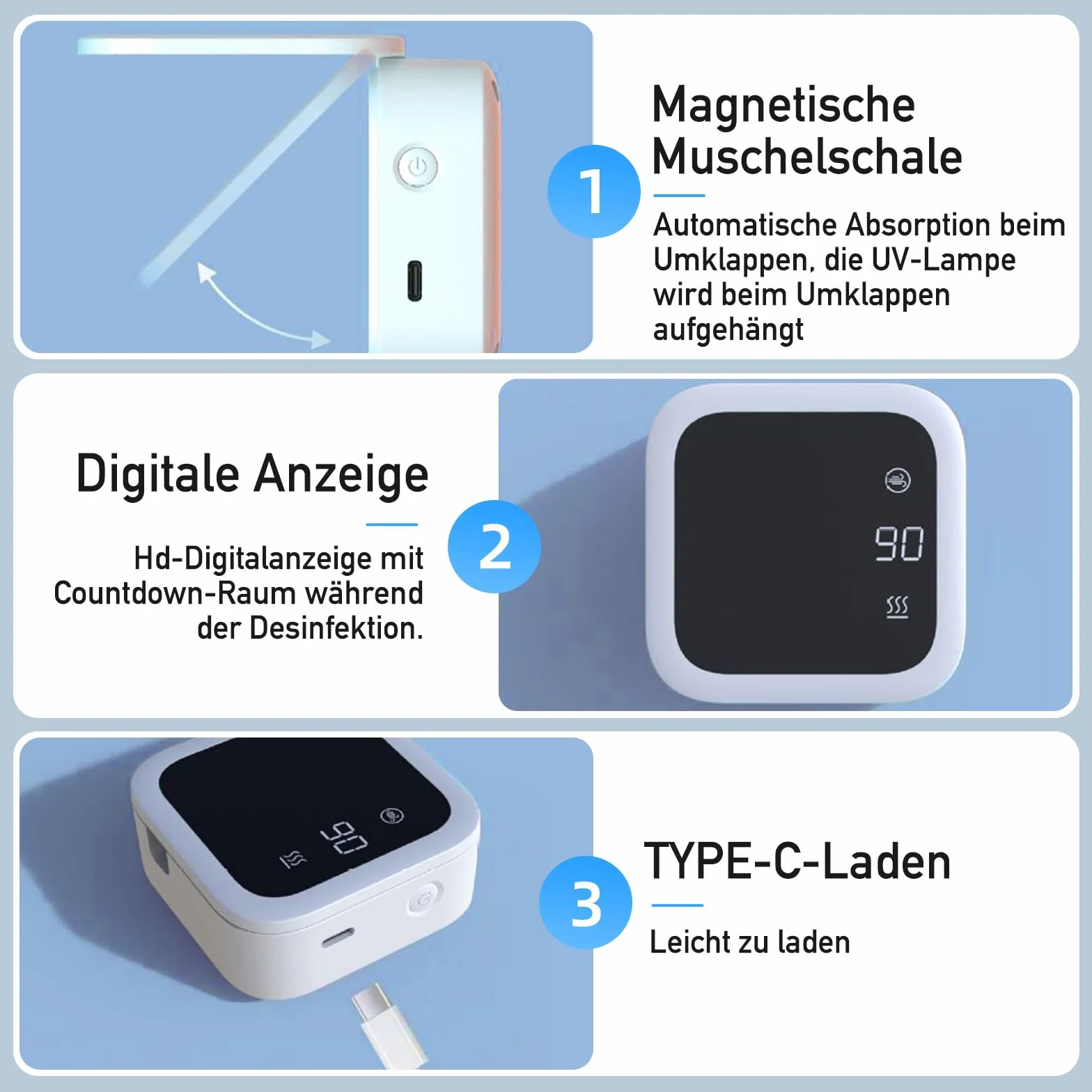 Spazzolino da denti, sterilizzatore, disinfettante, spazzolino da denti UV, disinfettante, 1000 mAh, portaspazzolino portatile, montato a parete, per proteggere la salute orale