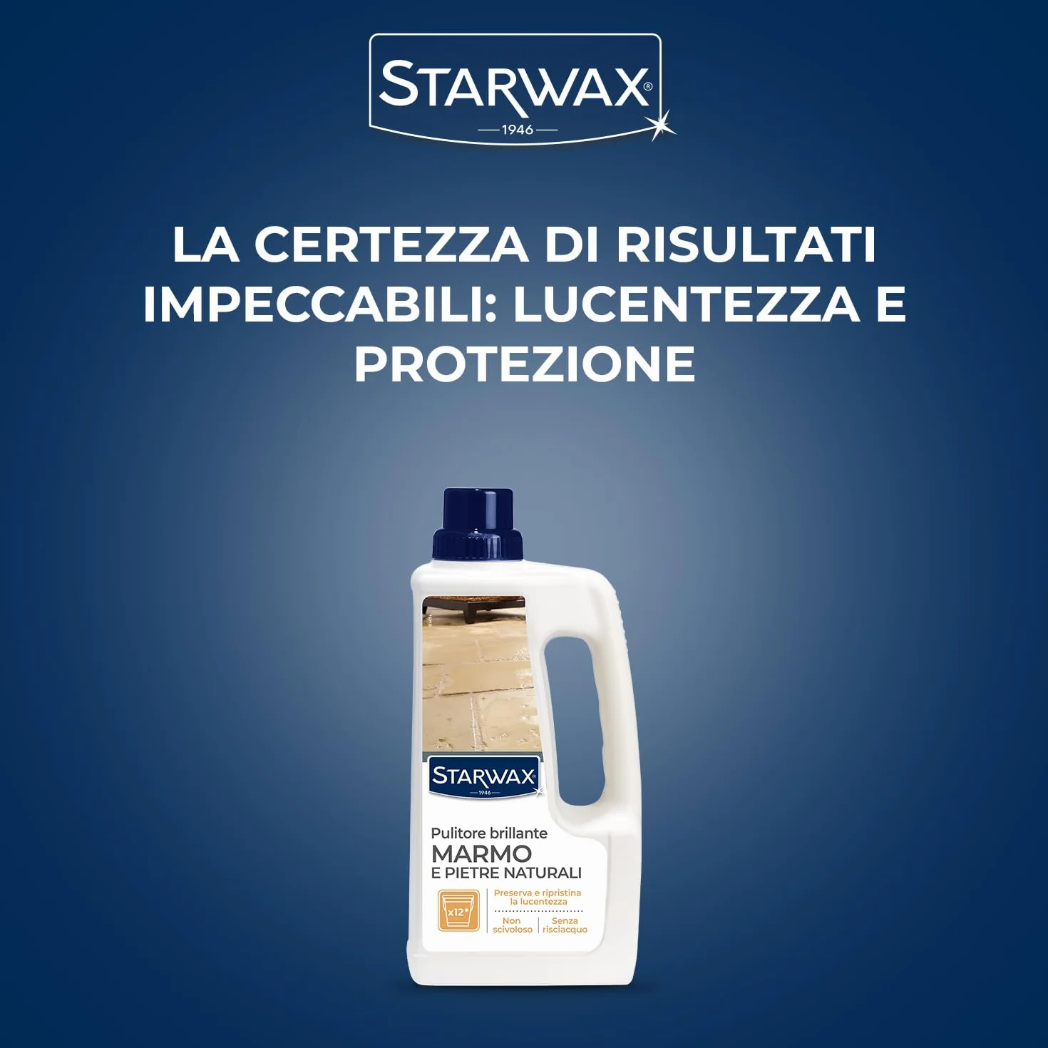 STARWAX Pulitore brillante marmo pietre naturali 1L