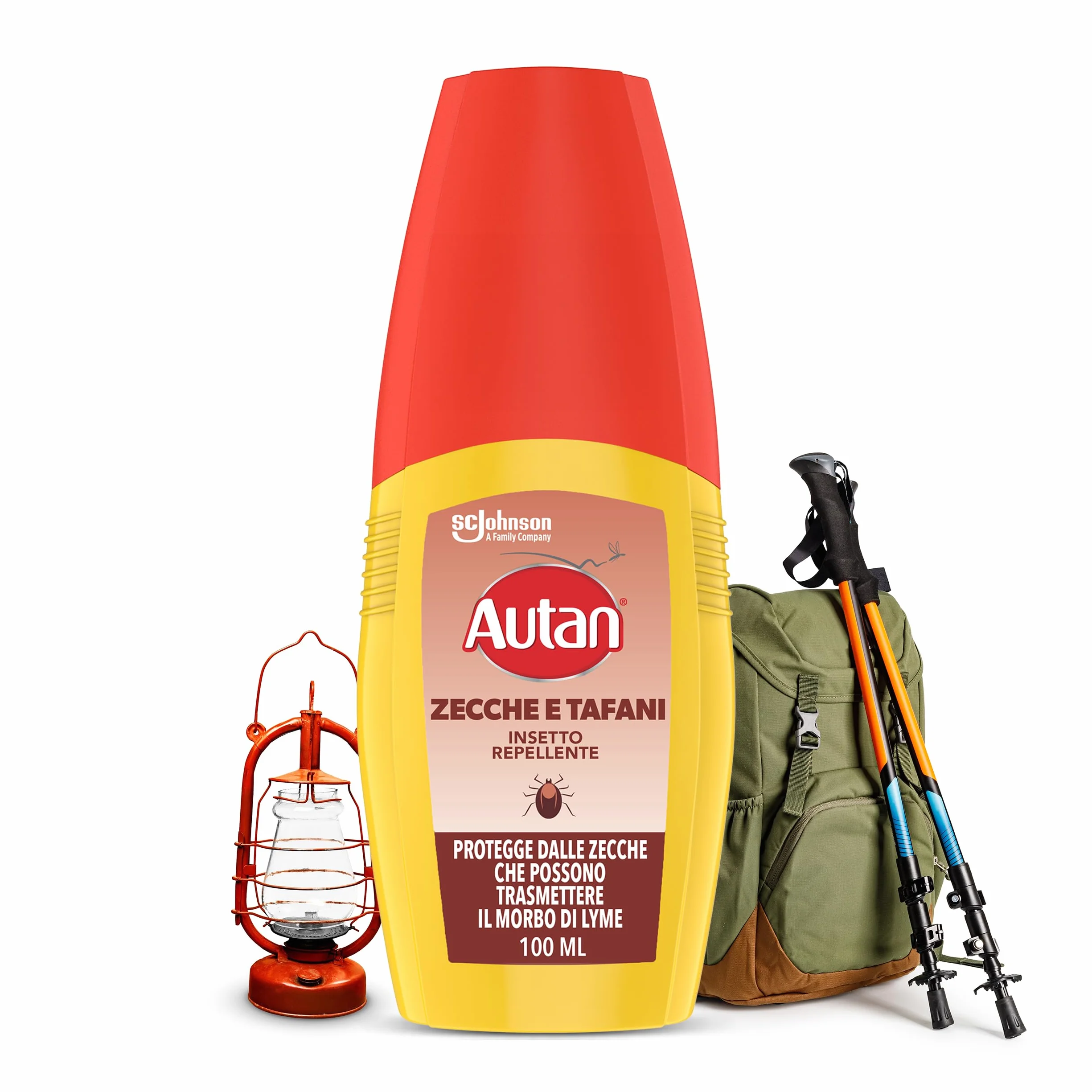 Autan Zecche e Tafani Vapo, Spray Antizecche e antizanzare Comuni, Tigre e Tropicali, Insetto Repellente, 1 Confezione da 100 ml