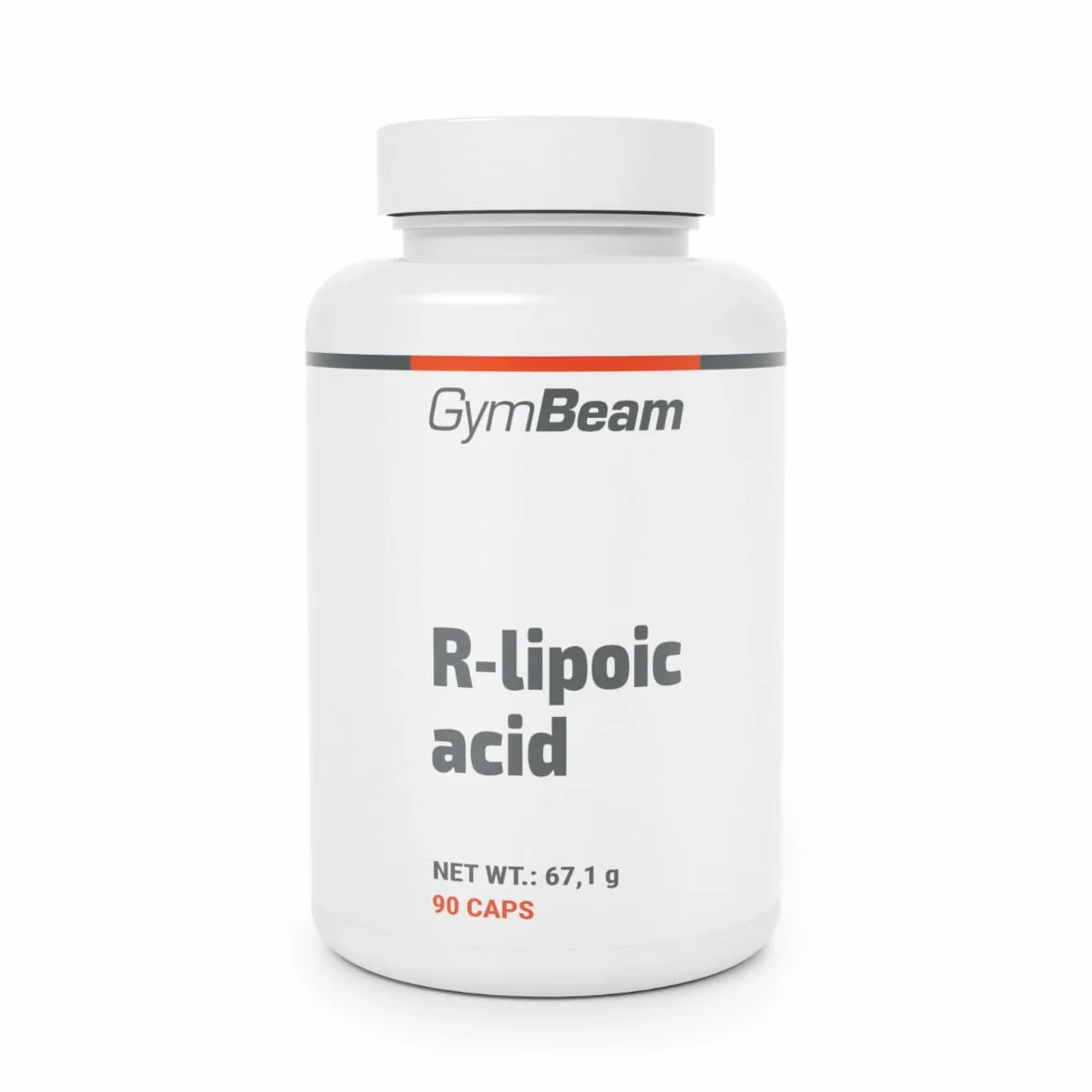GymBeam Acido R-Lipoico (R-ALA) 500 mg - Capsule Vegane, 90 cps