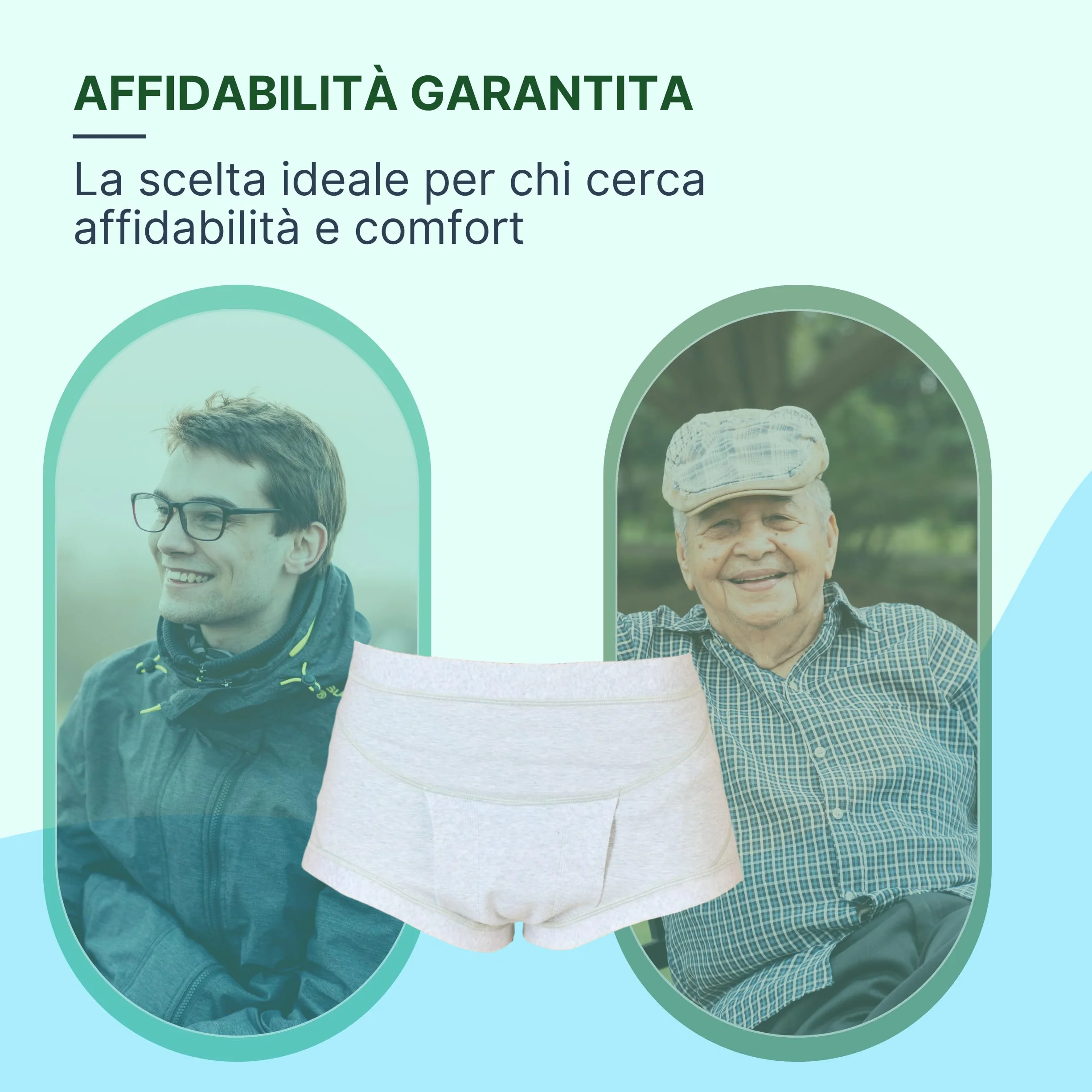 Mutande per Ernia Inguinale Uomo, Slip e Boxer