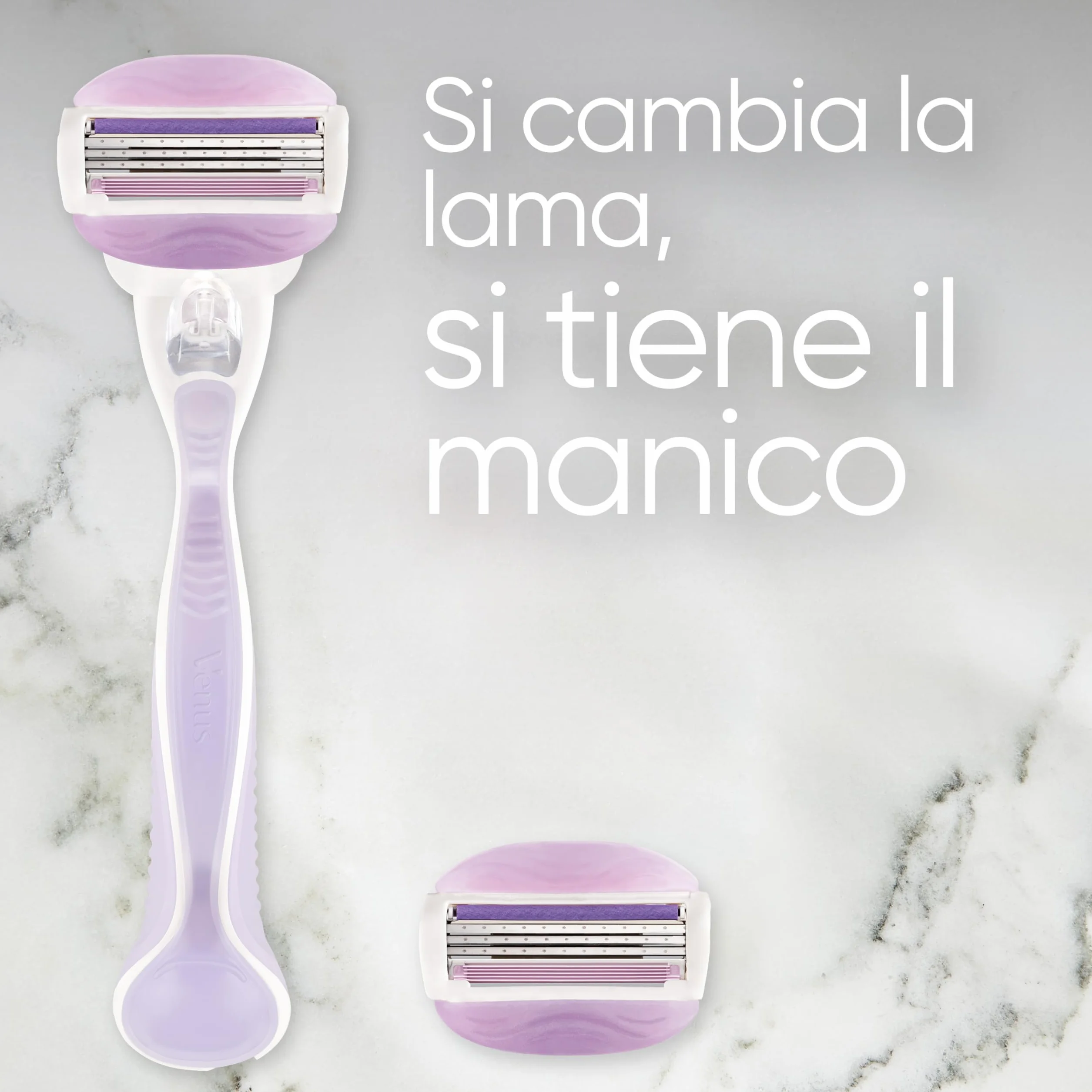 Gillette Venus Comfortglide Breeze Rasoio Donna 6 Lamette Ricambio Manico Metallo Supporto Doccia