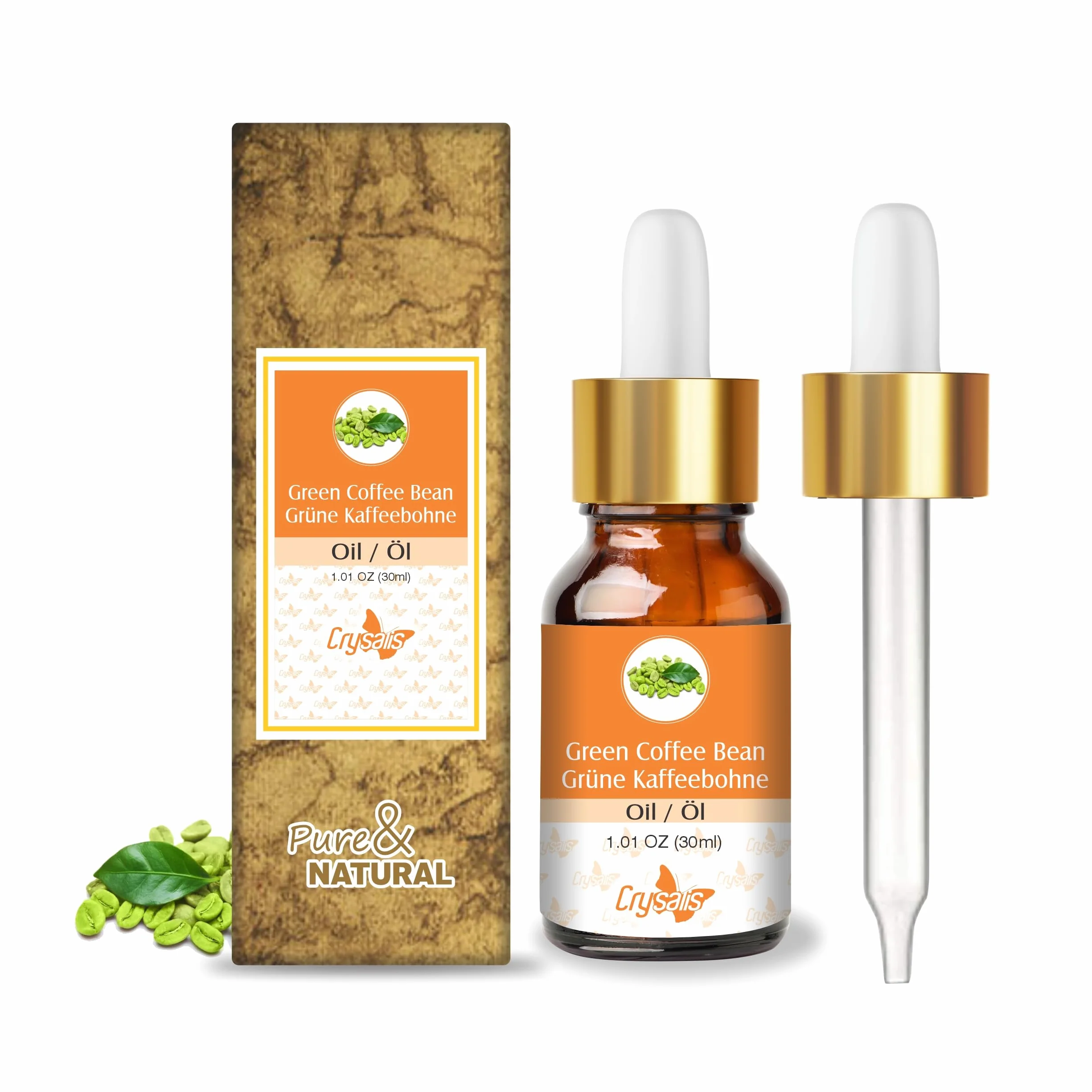Olio di chicchi di caffè verde Crysalis Coffea Arabica 30 ml