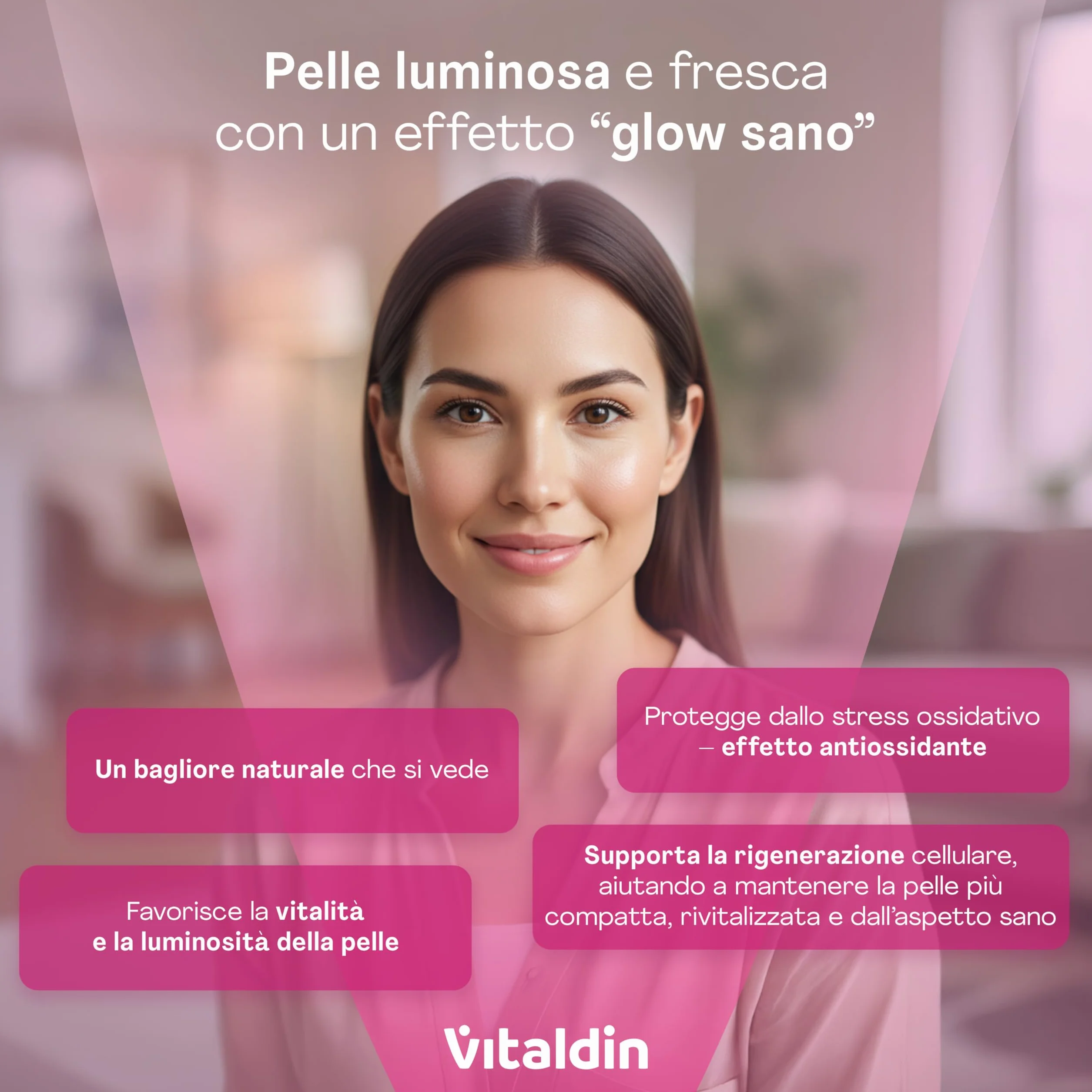 VITALDIN Coenzima Q10 Gummies – Integratore di Bellezza – 200 mg di CoQ10 per dose + Vitamina C & E – 50 Caramelle Gommose (fornitura per 1 mese), Gusto Pesca – Antiossidante – Senza Glutine