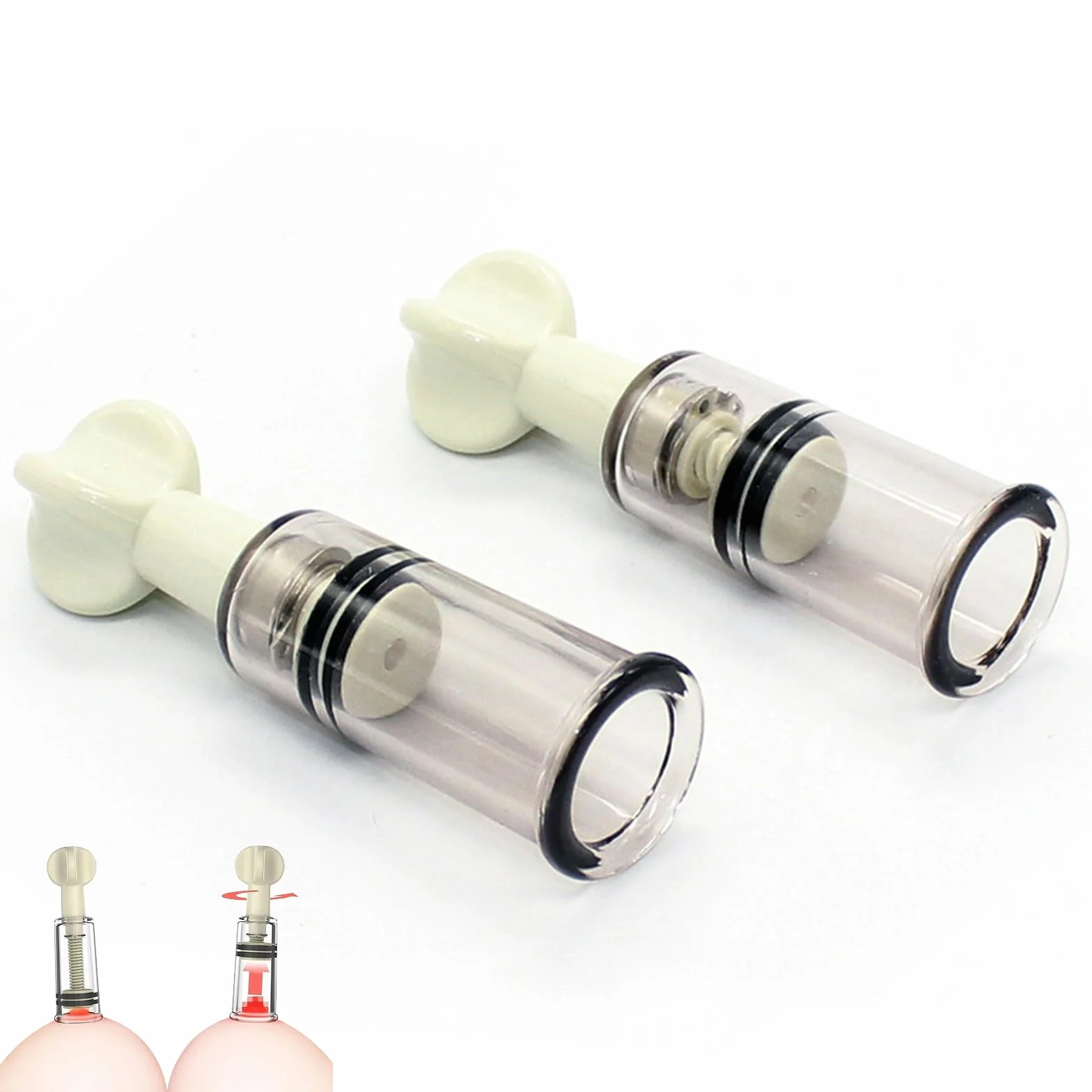 Succhia Capezzoli Ventosa Morsetti per Capezzoli Regolabili Stimolatori del Seno Giocattoli del Sesso Capezzolo Succhiatori Nipple Giocattoli Sesso Fetish BDSM Torture Sex toys per Donne