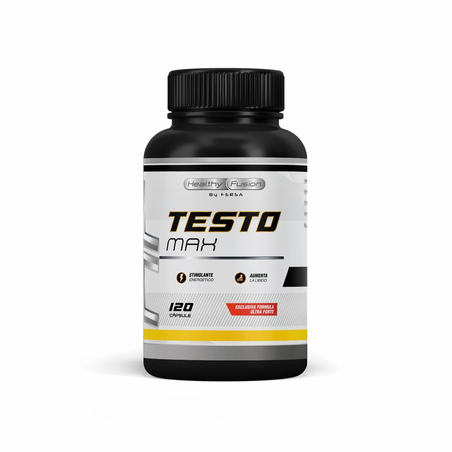 Booster di Testosterone per uomo | Energia, forza, muscolazione e vigore | Maca Andina, Ginseng, Tribulus e Taurina | Aumenta l'energia e migliora le prestazioni sportive e muscolari | 120 caps