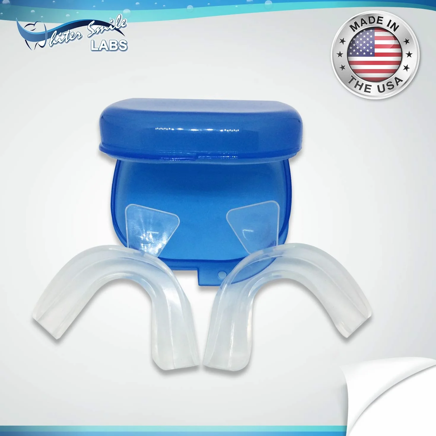 Whiter Smile Labs Vassoio sbiancante denti senza BPA sottile modellabile 4 pezzi