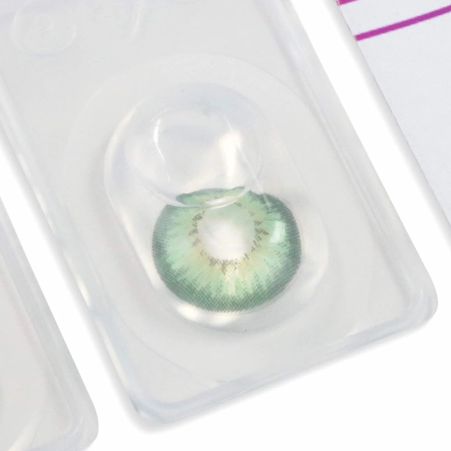 GLAMLENS Lenti a contatto colorate verdi Fresh Green mensili 2 pezzi DIA 14.5 senza correzione 0.00